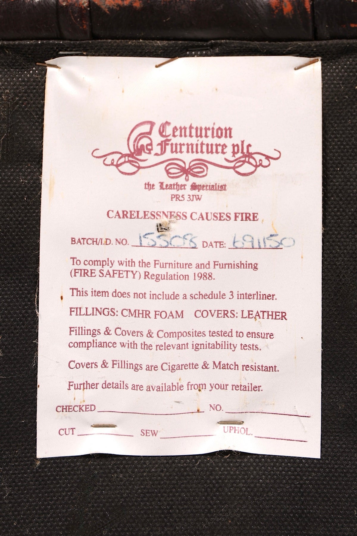 Edler Original Chesterfield Centurion Sessel Braun Echt Leder Englischer Armlehnsessel Herrensessel UK 1 von 2