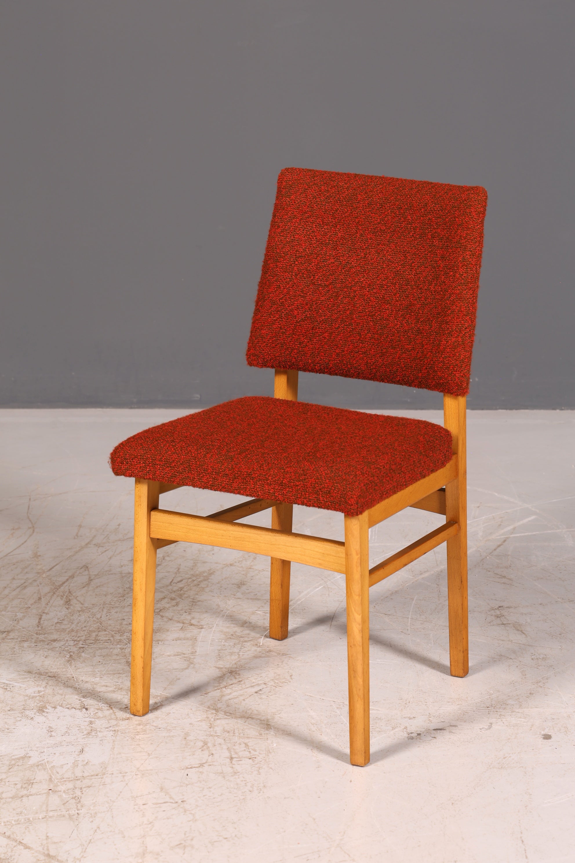 Elegant set of 6 mid-century dining chairs, vintage chair set, kitchen chairs, chair set, retro upholstered chairs, 1960s