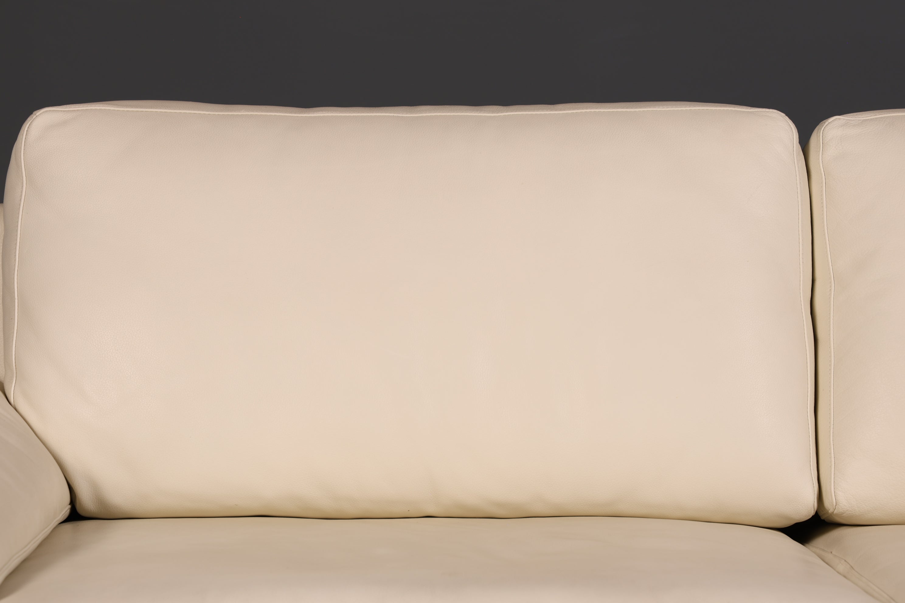 Wunderschönes Original Rolf Benz Sofa Modell 3300 Creme Echtleder 2-Sitzer Couch Designer Ledersofa