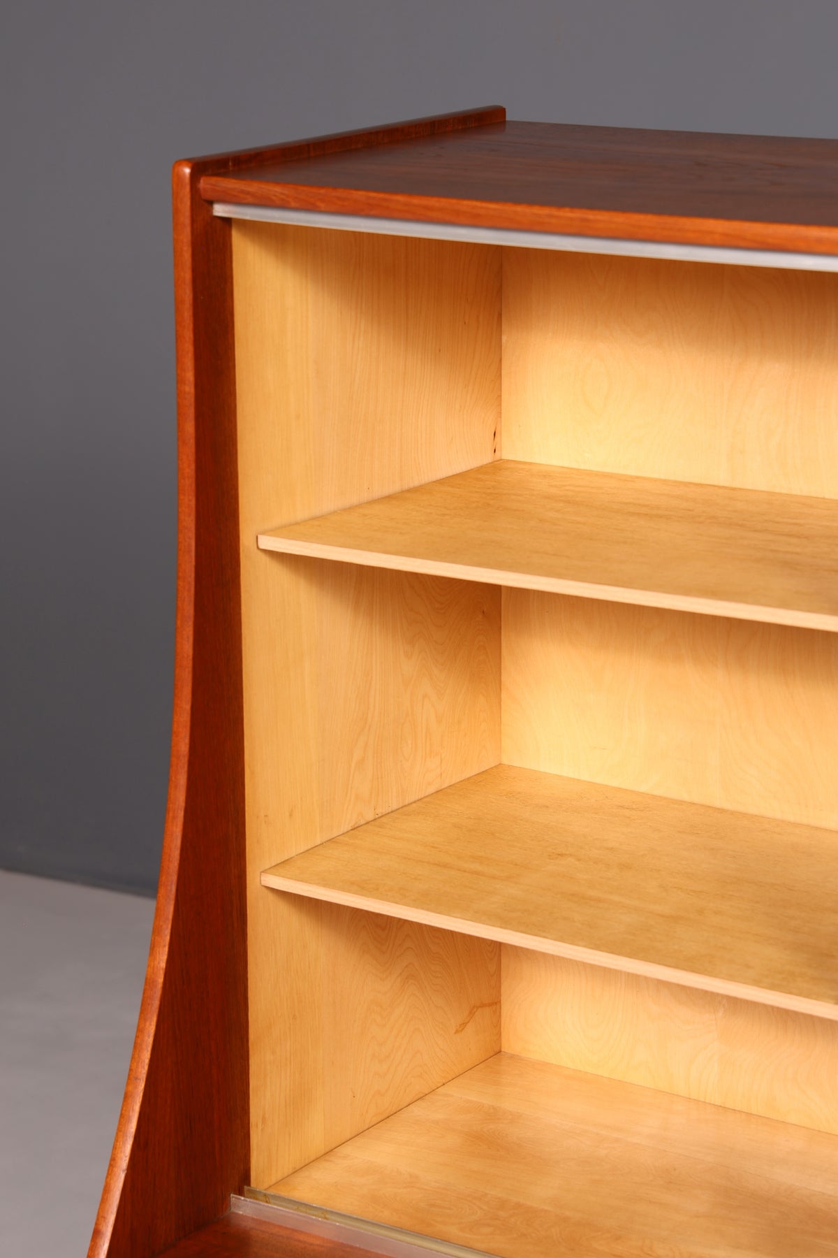 Dreamy mid-century sideboard, teak highboard cabinet, vintage Danish design chest of drawers