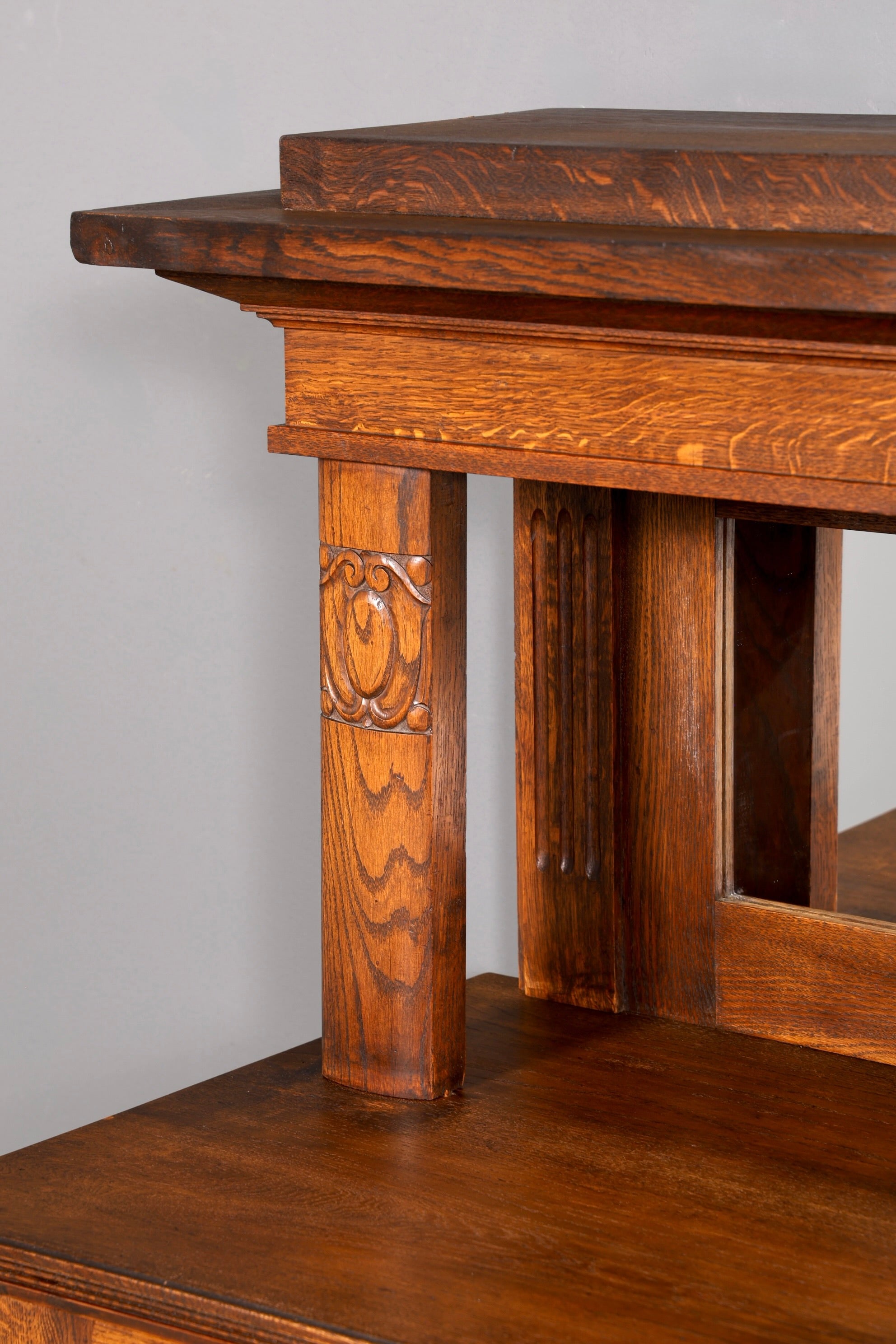 Wunderschönes Jugendstil Sideboard Antik Eiche Kredenz Buffet Anrichte Schrank Kommode