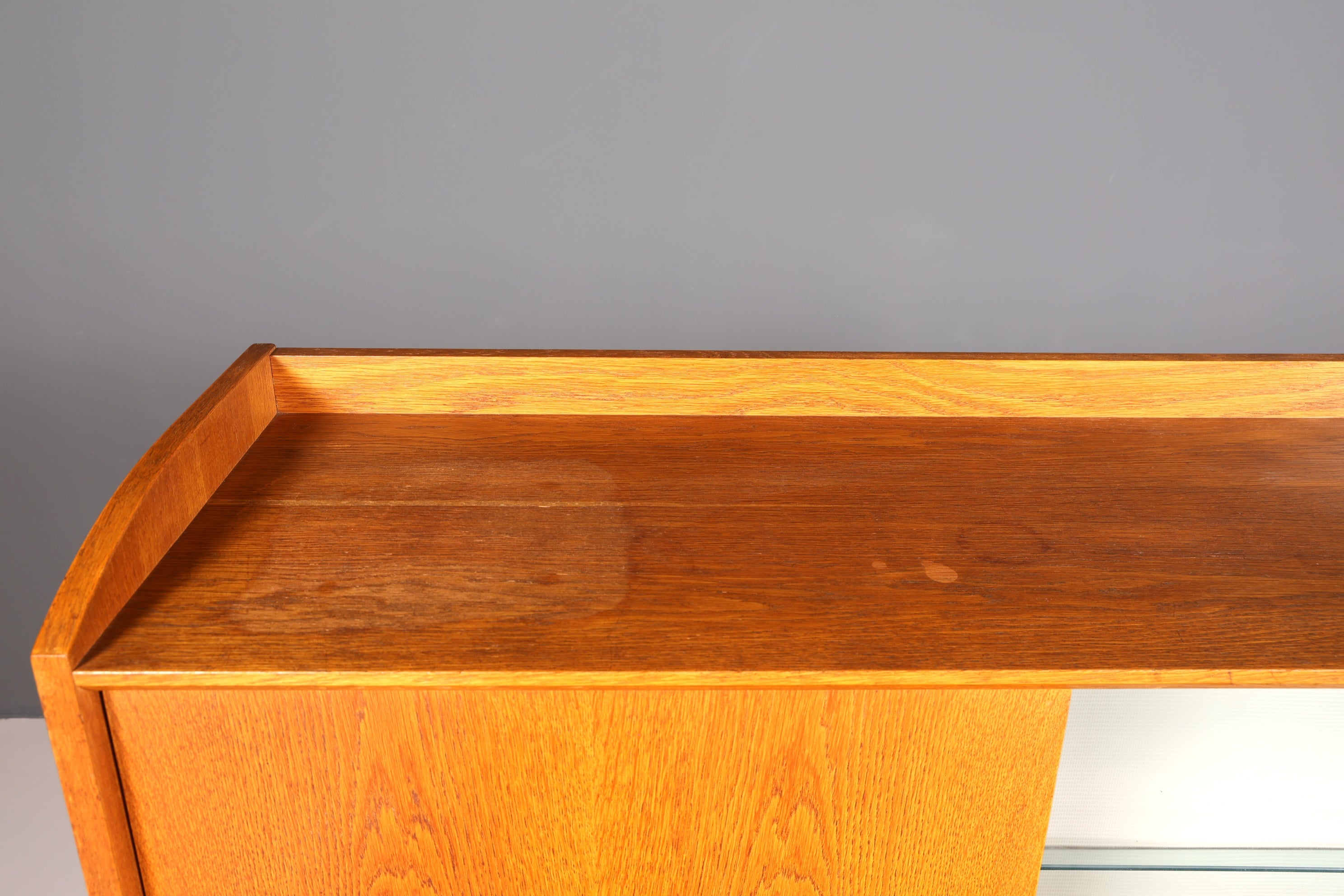 Traumhafter Mid Century Schrank Vitrine Vintage Retro Highboard Vitrinenschrank 60s Regal