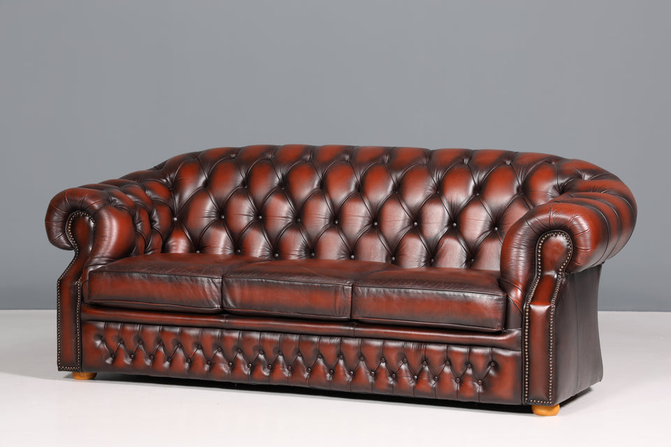 Wunderschönes Original Chesterfield Centurion Sofa 3- Sitzer echt Leder Couch