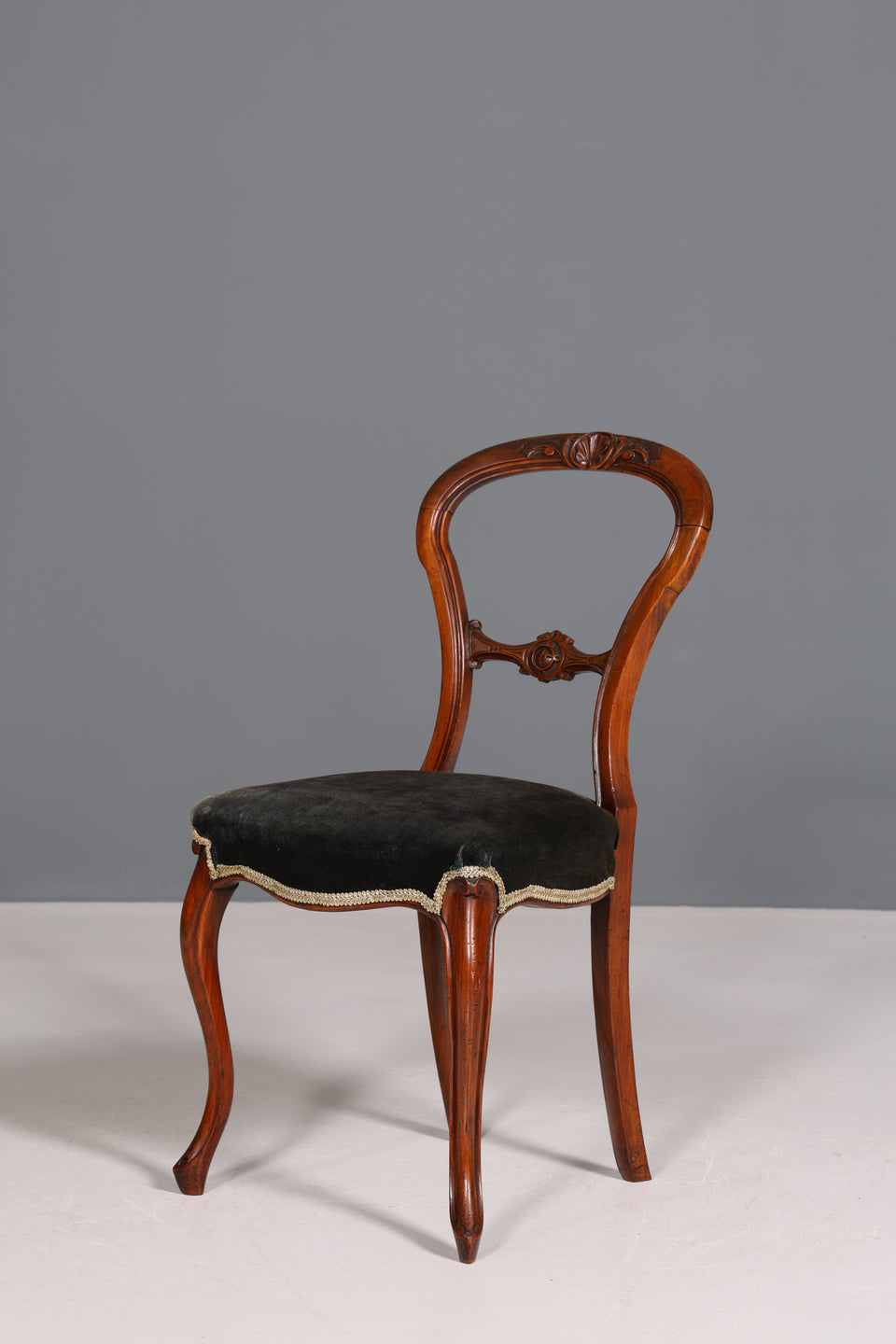 Traumhafter Louis Philippe um 1880 Biedermeier Stuhl Antik Sekretär Stuhl