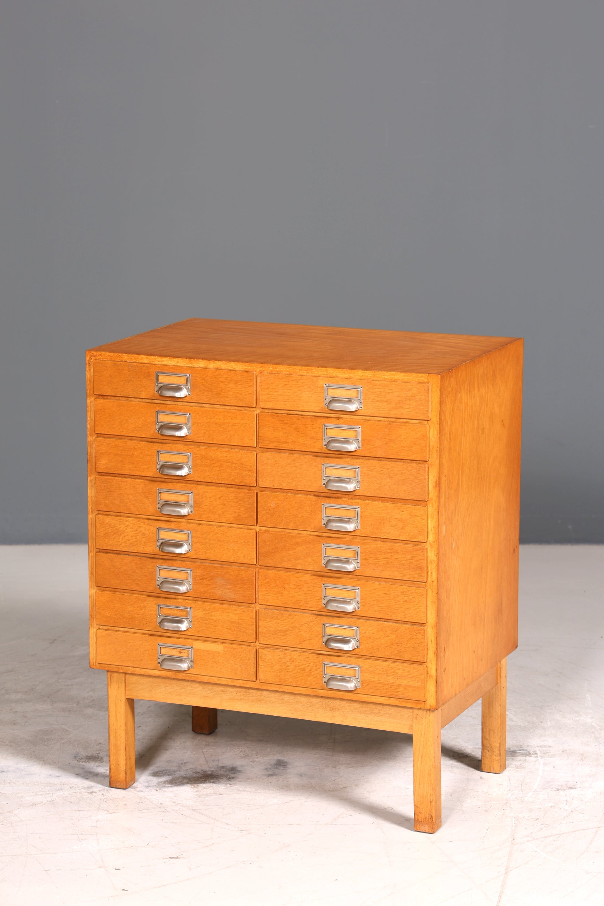 E895 Finish Wunderschöne Mid Century Kommode Vintage Bauhaus Apotheker Schrank Retro Schubladenkommode