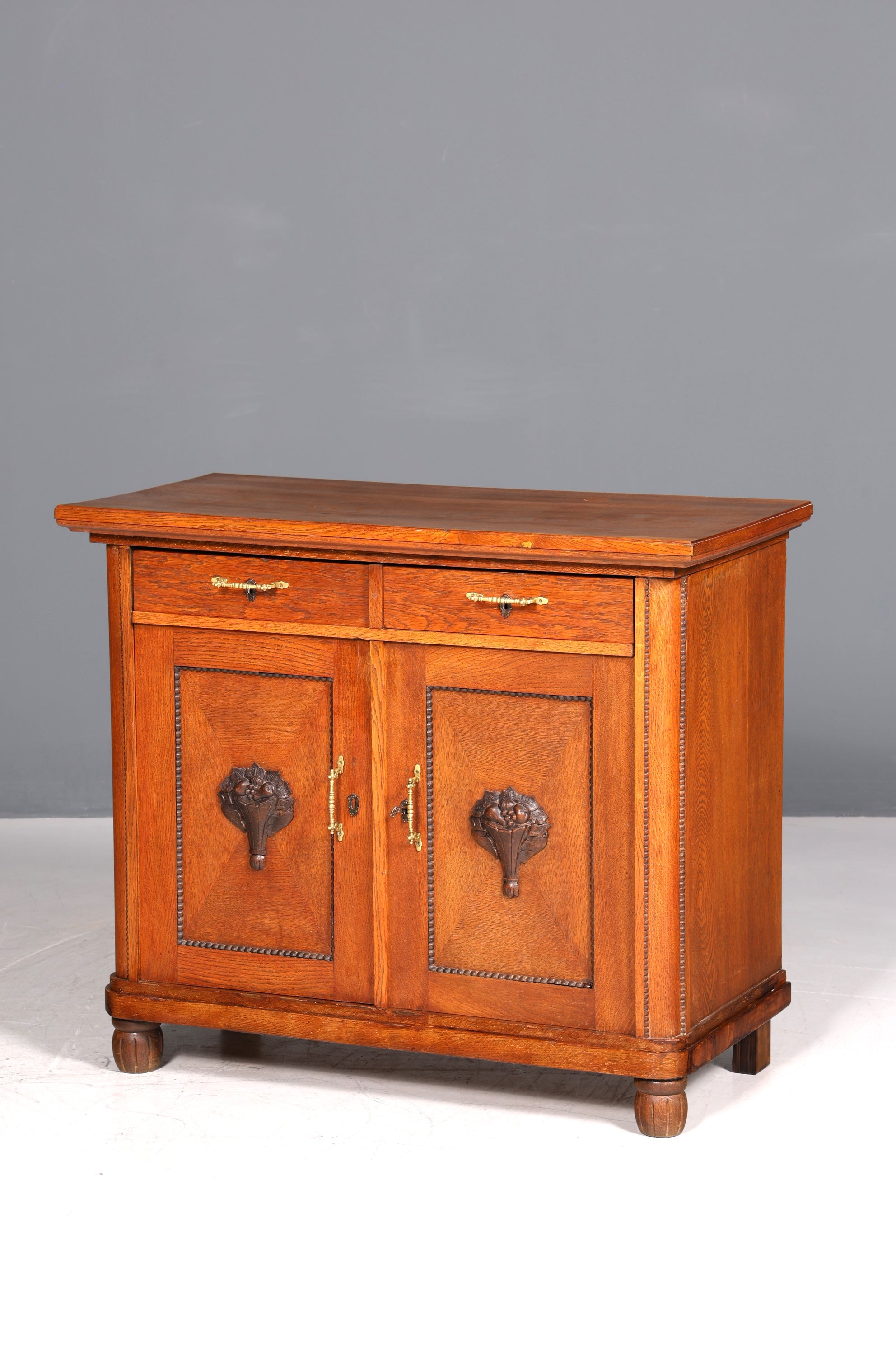 Wunderschöne Jugendstil Kommode Sideboard Eiche Antik Schrank Gründerz