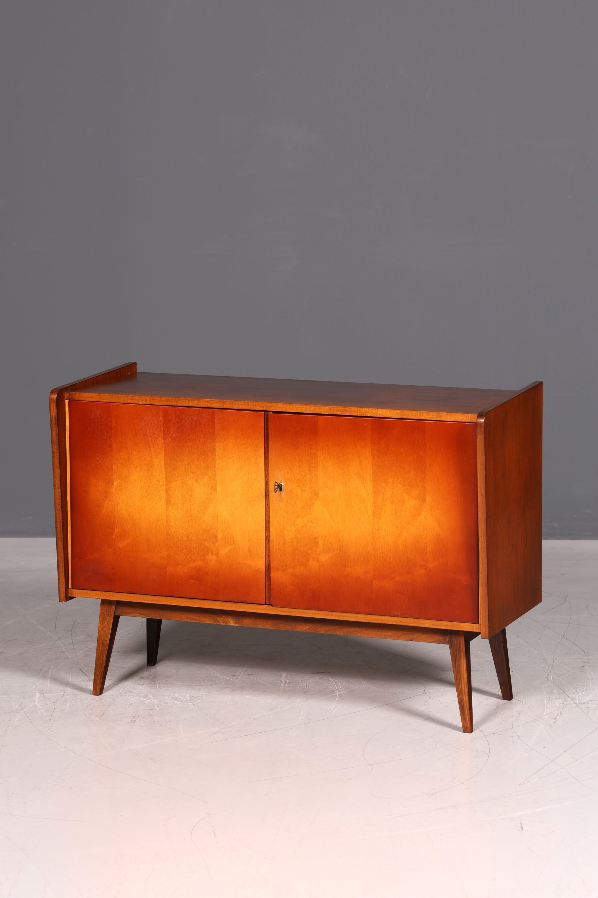 G147 Finish cm Wunderschöne Mid Century Kommode Vintage Schrank Retro Flur Kommode 60s Regal Sideboard