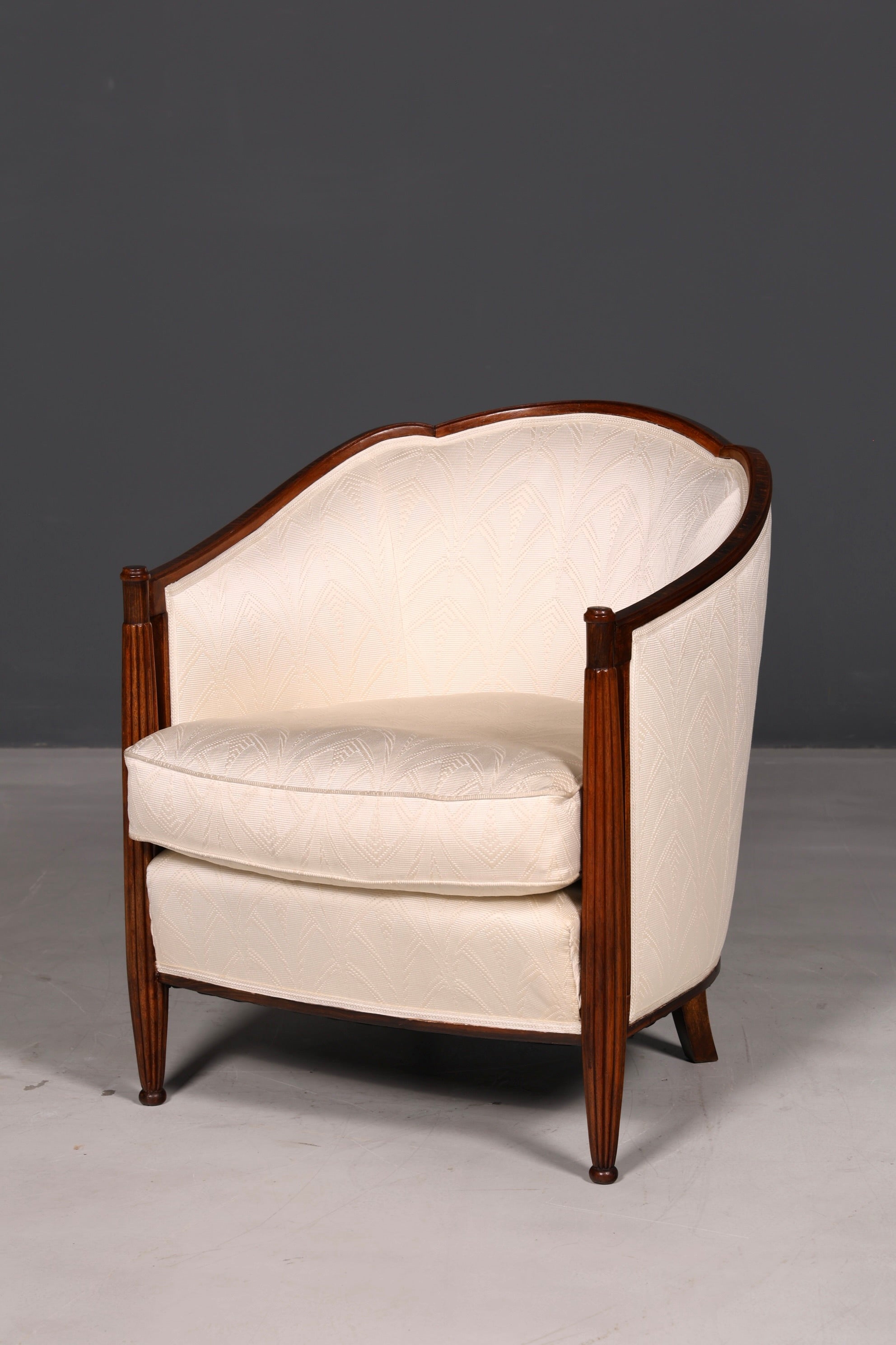 Elegant Art Deco armchair club chair lounge chair occasional chair vintage upholstered armchair 1 of 2