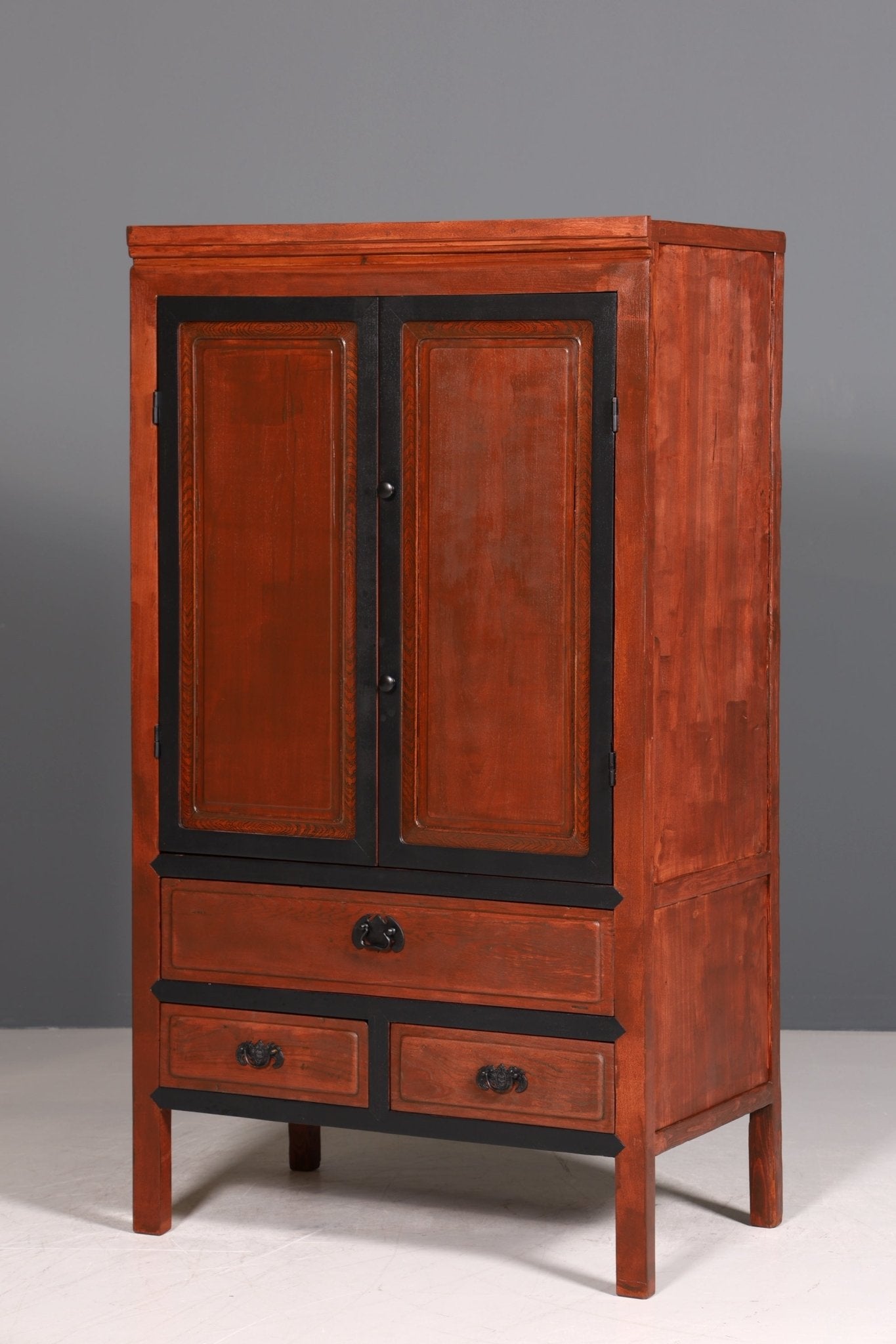 Seltener Chinesischer Schrank China Kommode Asia Wäscheschrank Dielenschrank