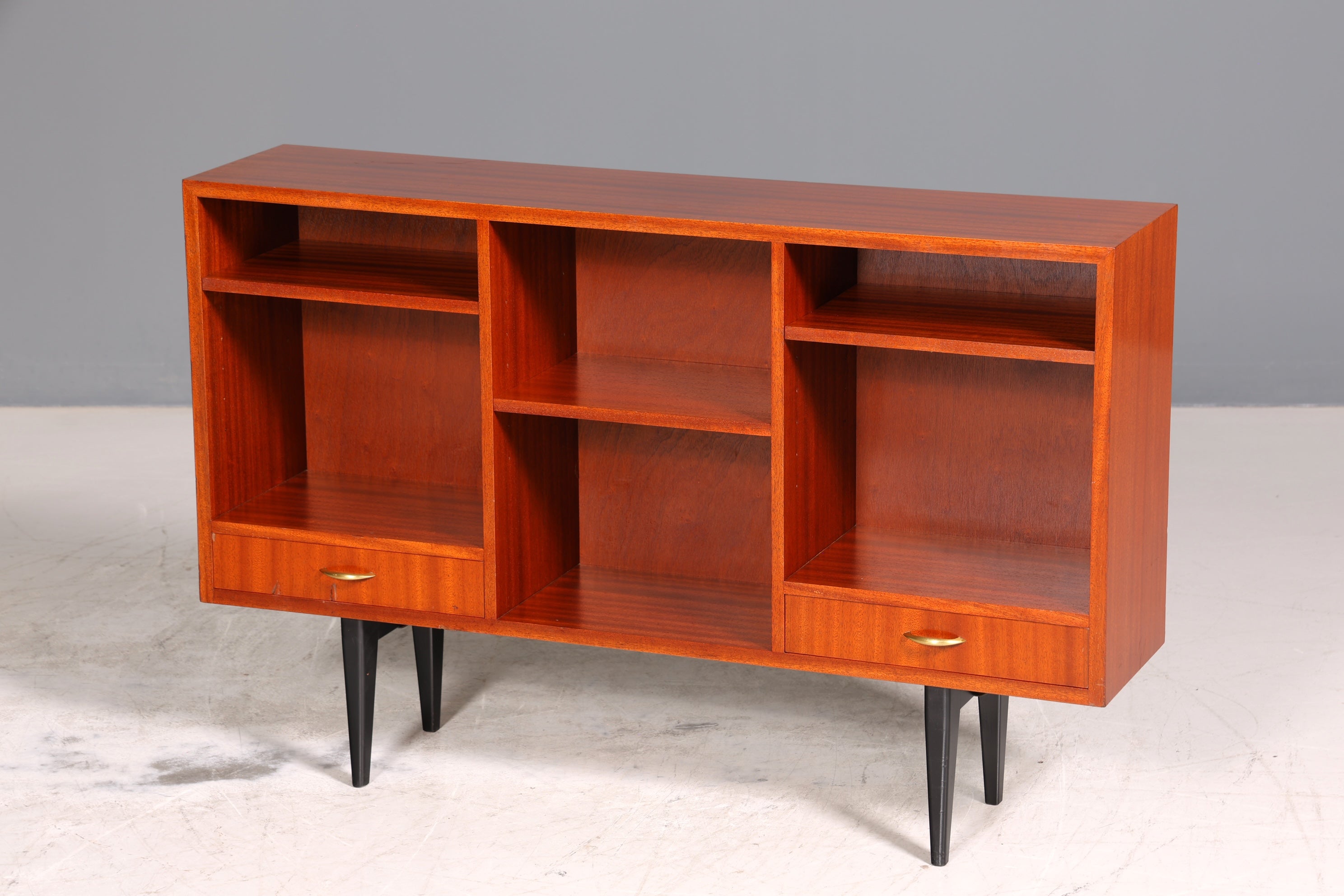 Wunderschönes Mid Century Regal Sideboard Vintage TV Schrank Retro Bücherregal 60s