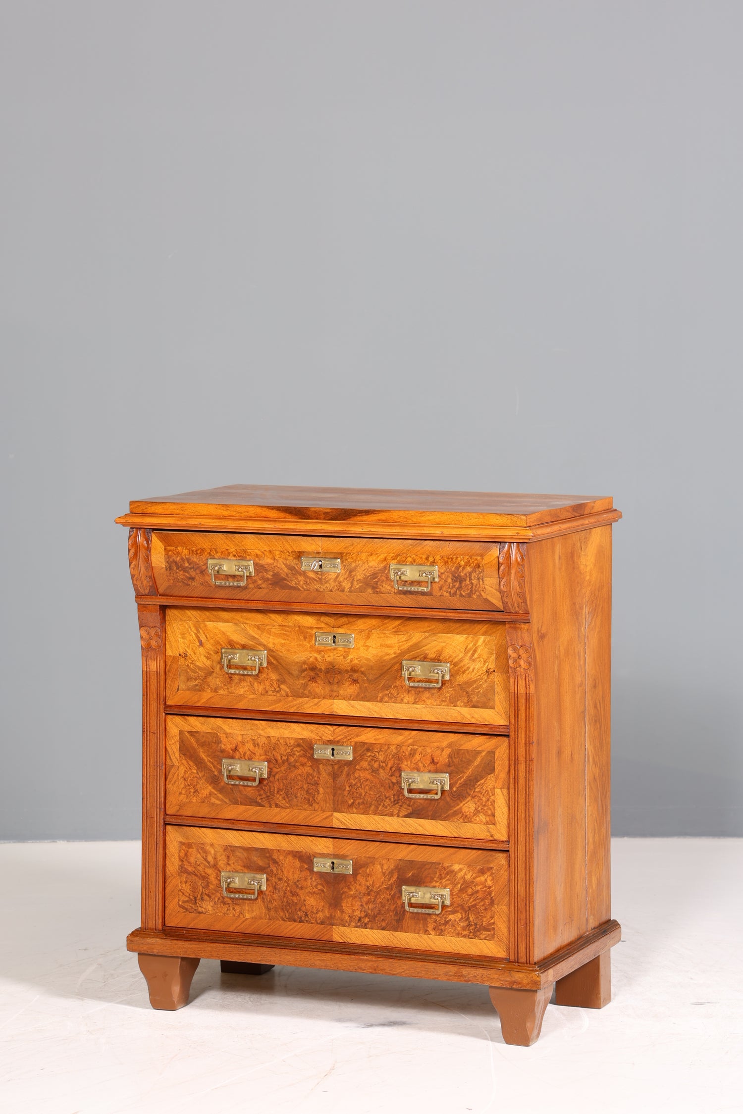 Edle Gründerzeit Kommode Jugendstil Schubladenkommode Antik Wäschekommode