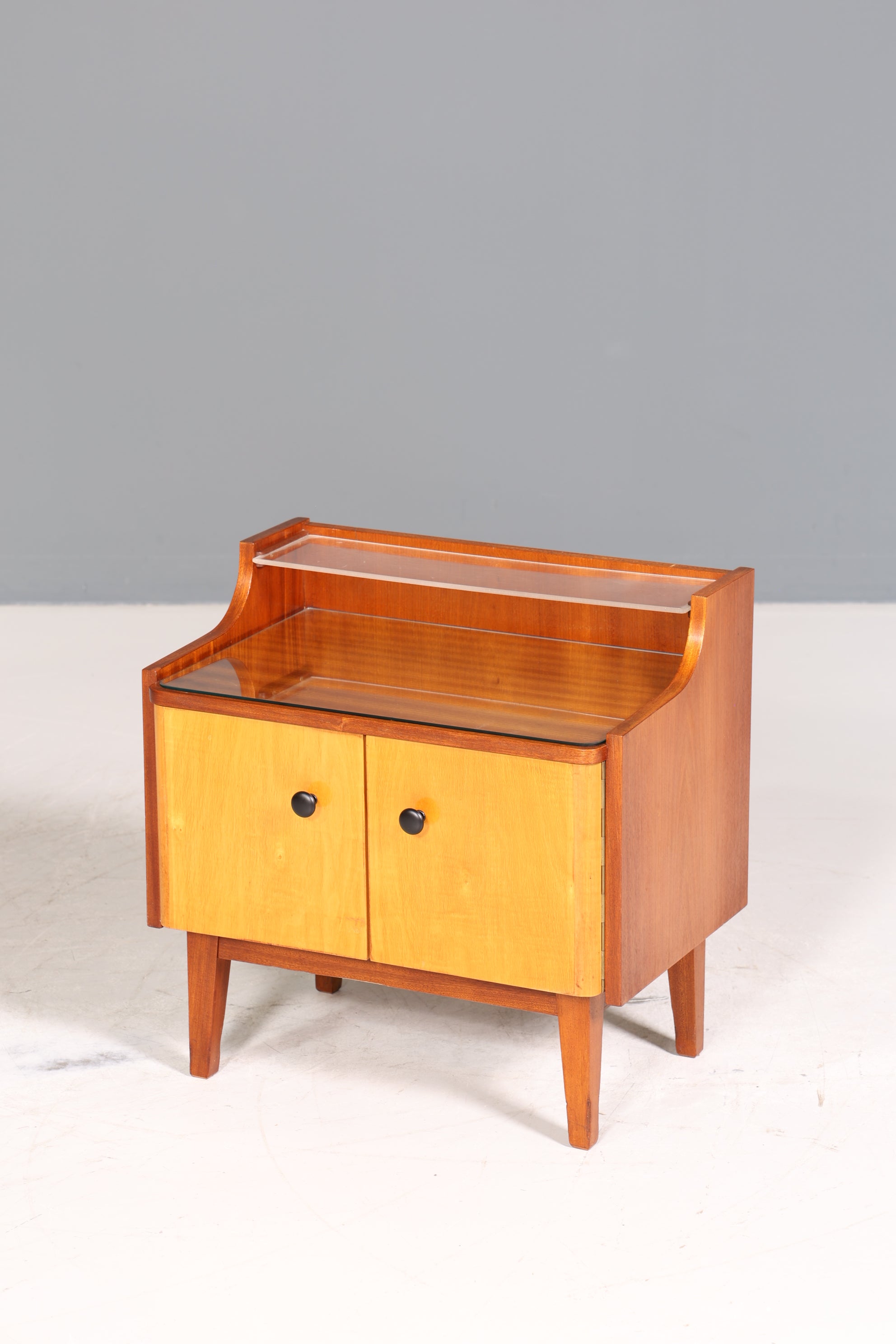 Wunderschöne Mid Century Kommode Vintage Nachttisch 60s Schubladenkommode 2 von 2