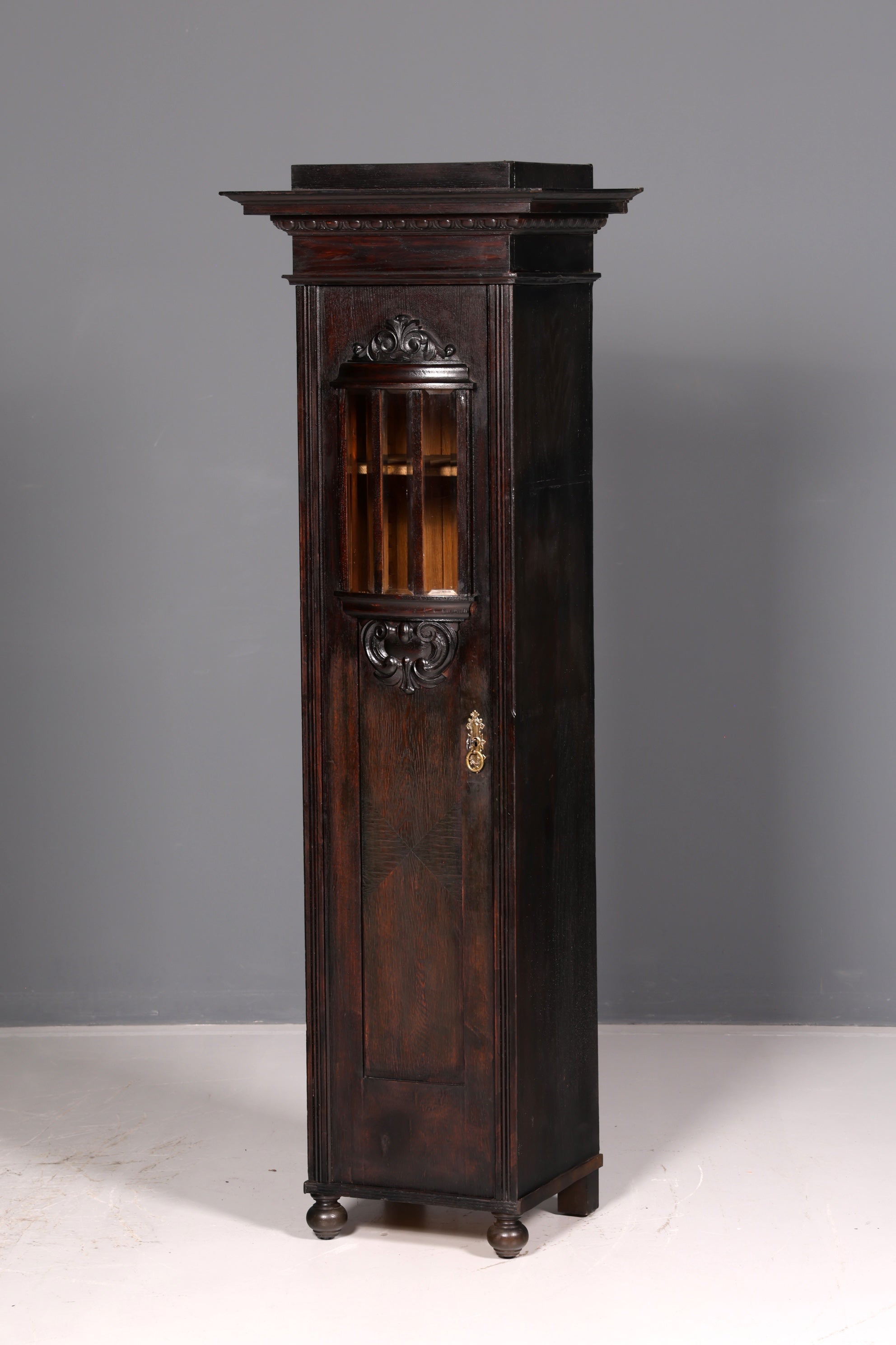 Magnificent Art Nouveau display cabinet, antique bookcase, china cabinet, glass cabinet, antique cabinet 1 of 2