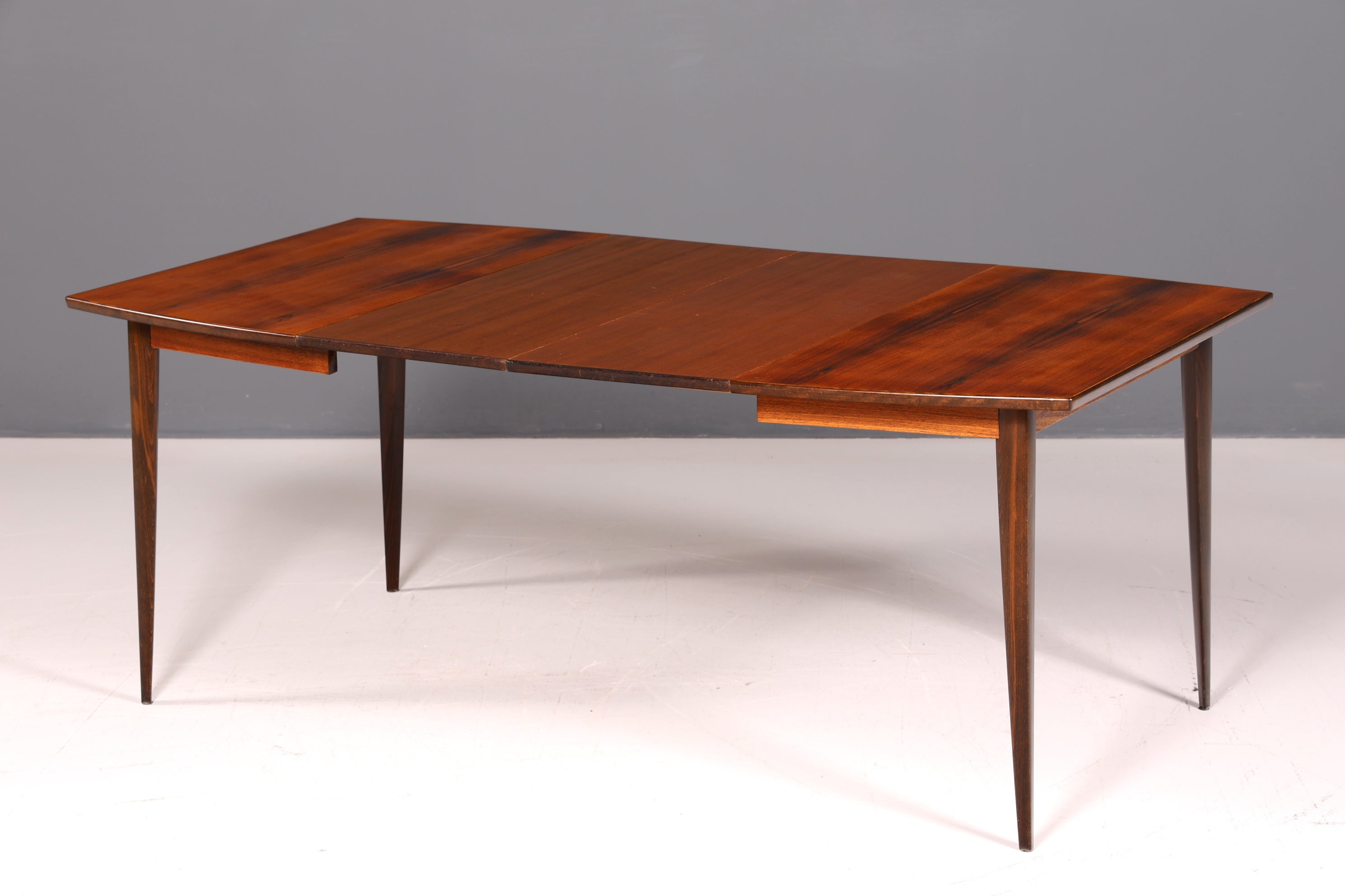 Schlichter Mid Century Esstisch Ausziehbar Palisander Vintage Tisch Retro Küchentisch 60s
