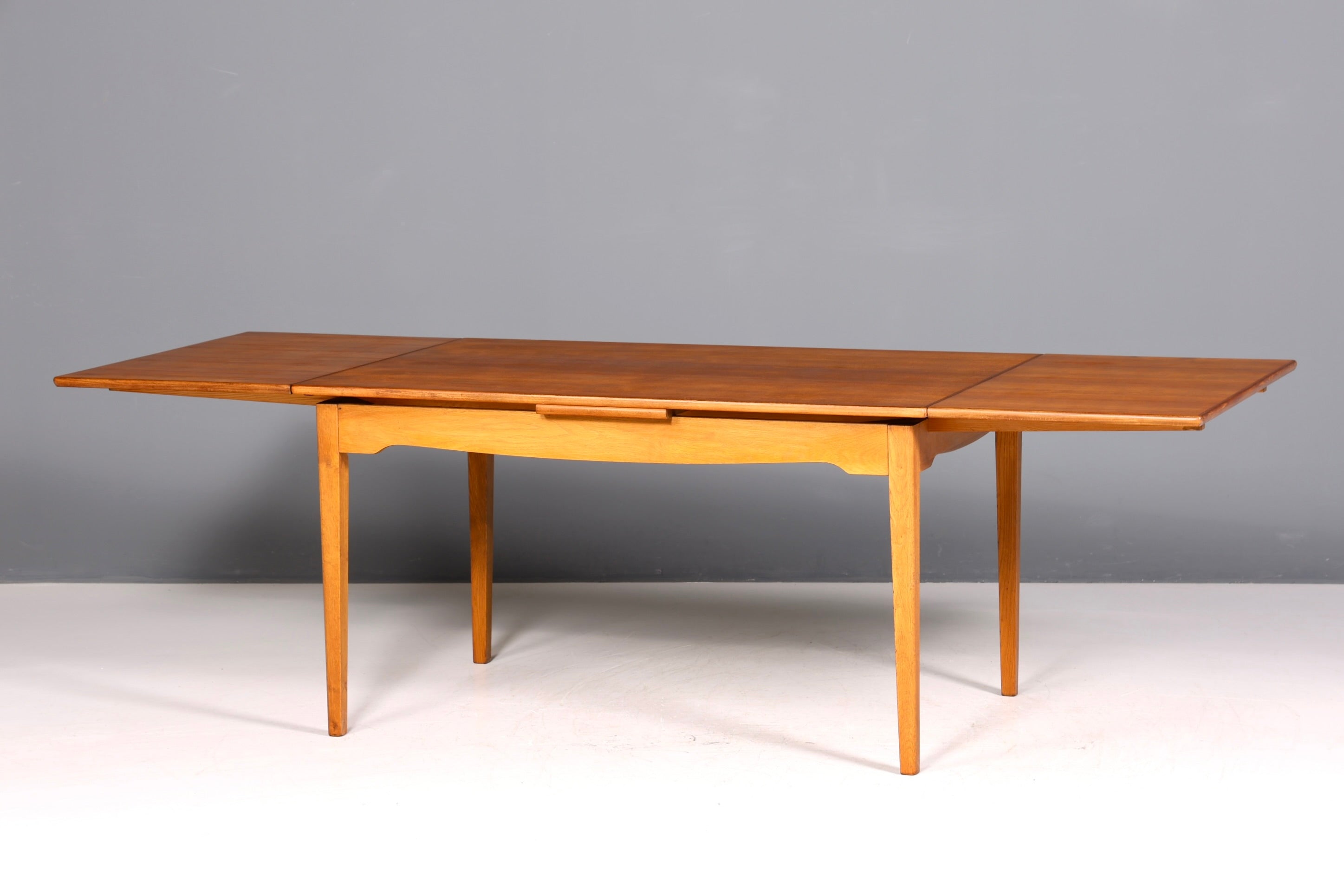 Traumhafter Mid Century Esstisch ausziehbarer Danish Design Teak Holz Küchentisch Esszimmer Tisch