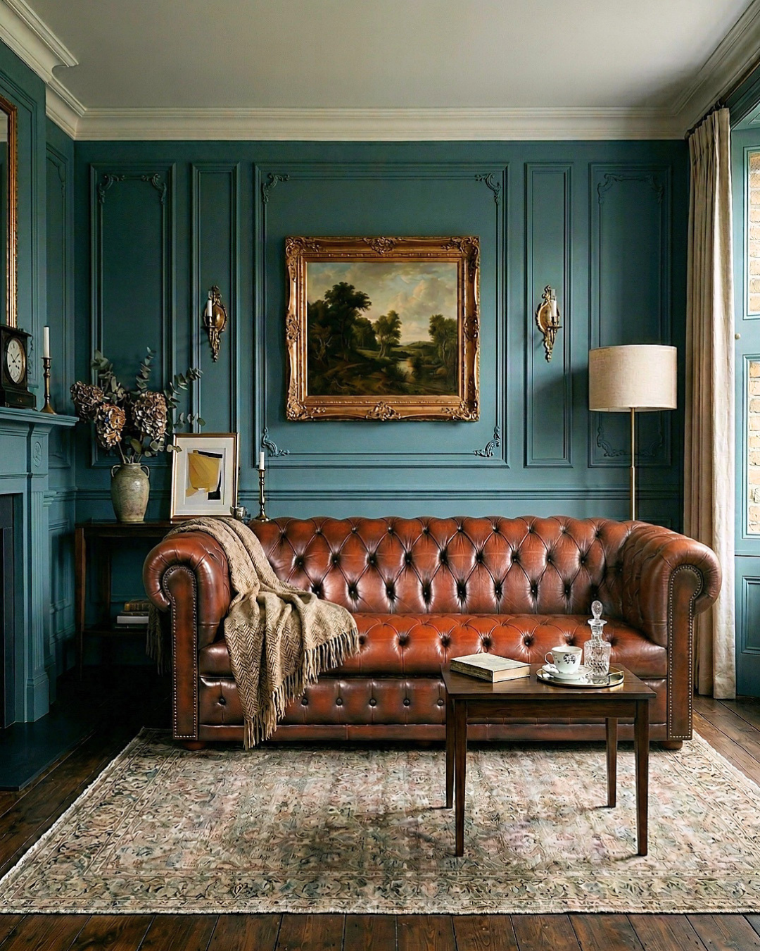 Wunderschönes Original Chesterfield Sofa 2-Sitzer Couch Englisches echt Leder Sofa UK 1 von 2