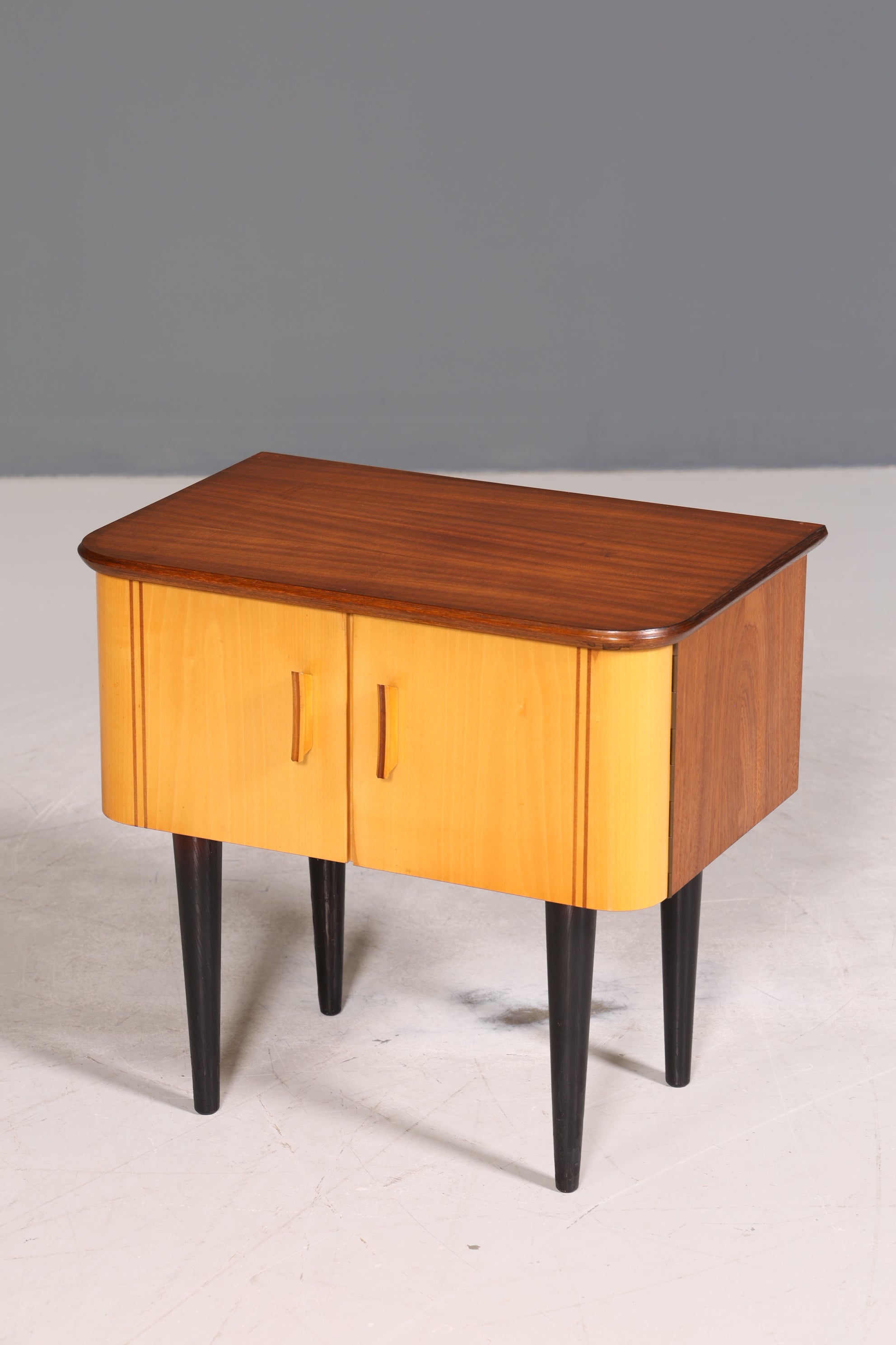 Wunderschöne Mid Century Kommode Vintage Nachttisch Retro Night Stand 2 von 2