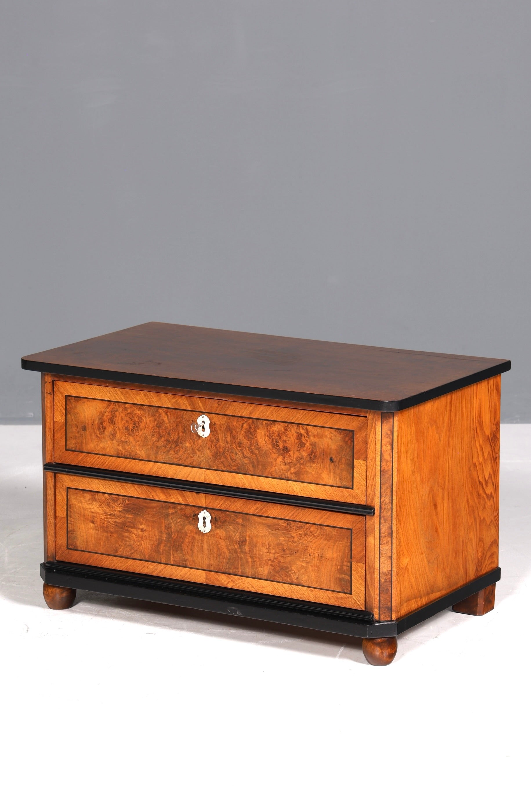 Wunderschöne Gründerzeit Kommode Louis Philippe echt Holz Schubladen Kommode um 1880