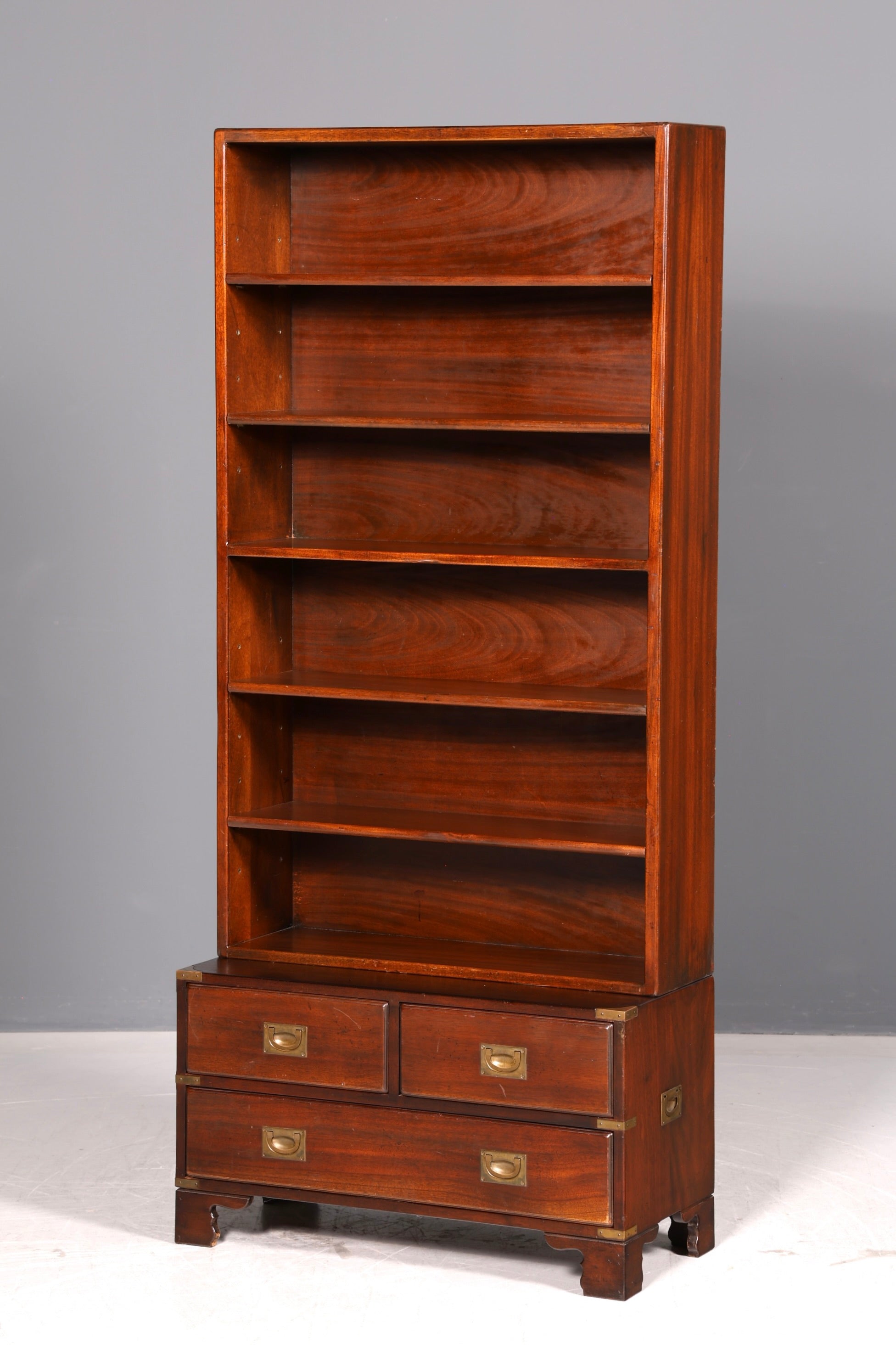 Wunderschönes Maritimes Regal Bücherregal Englisch Buchablage Echt Holz Bookshelf Kolonial Standregal Vintage