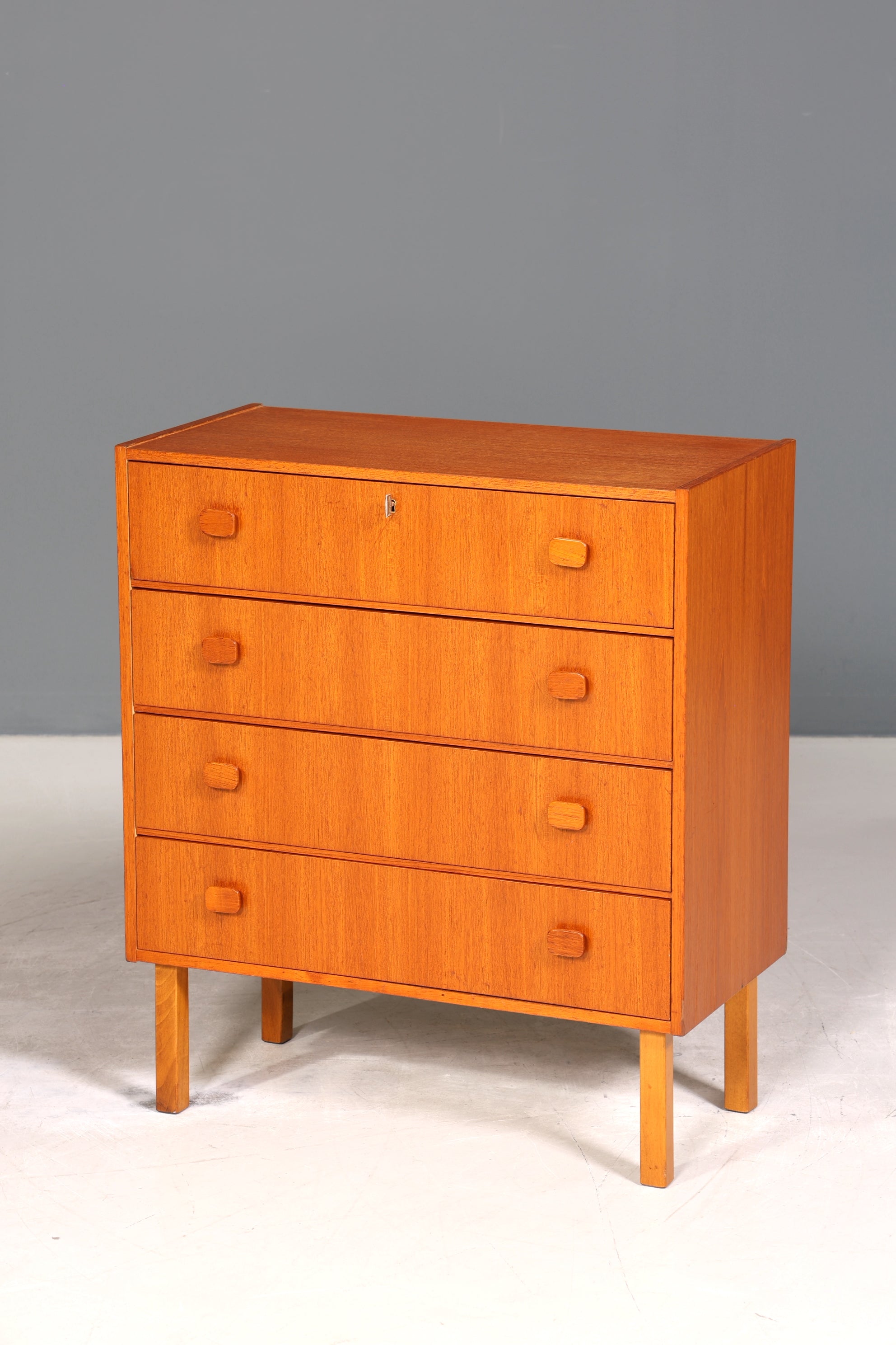 Wunderschöne Mid Century Kommode Teak Holz Sideboard Vintage Schubladen Kommode