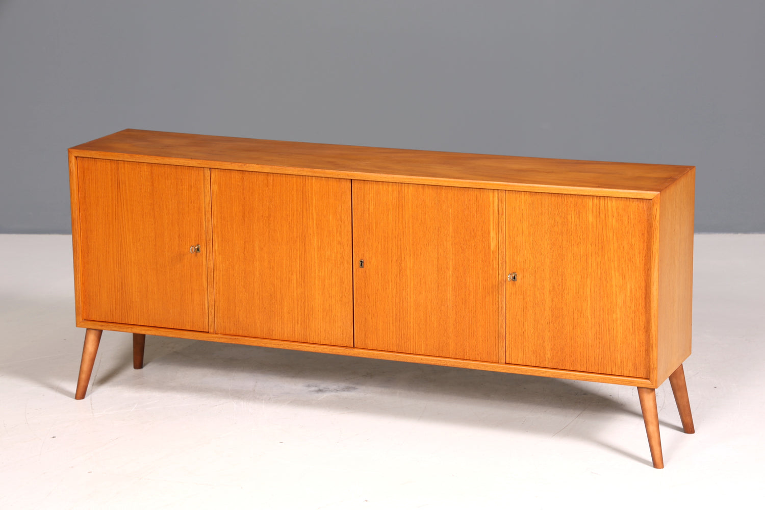 Stilvolles Mid Century Sideboard Vintage WK Möbel TV Schrank 60s Regal Retro Longboard