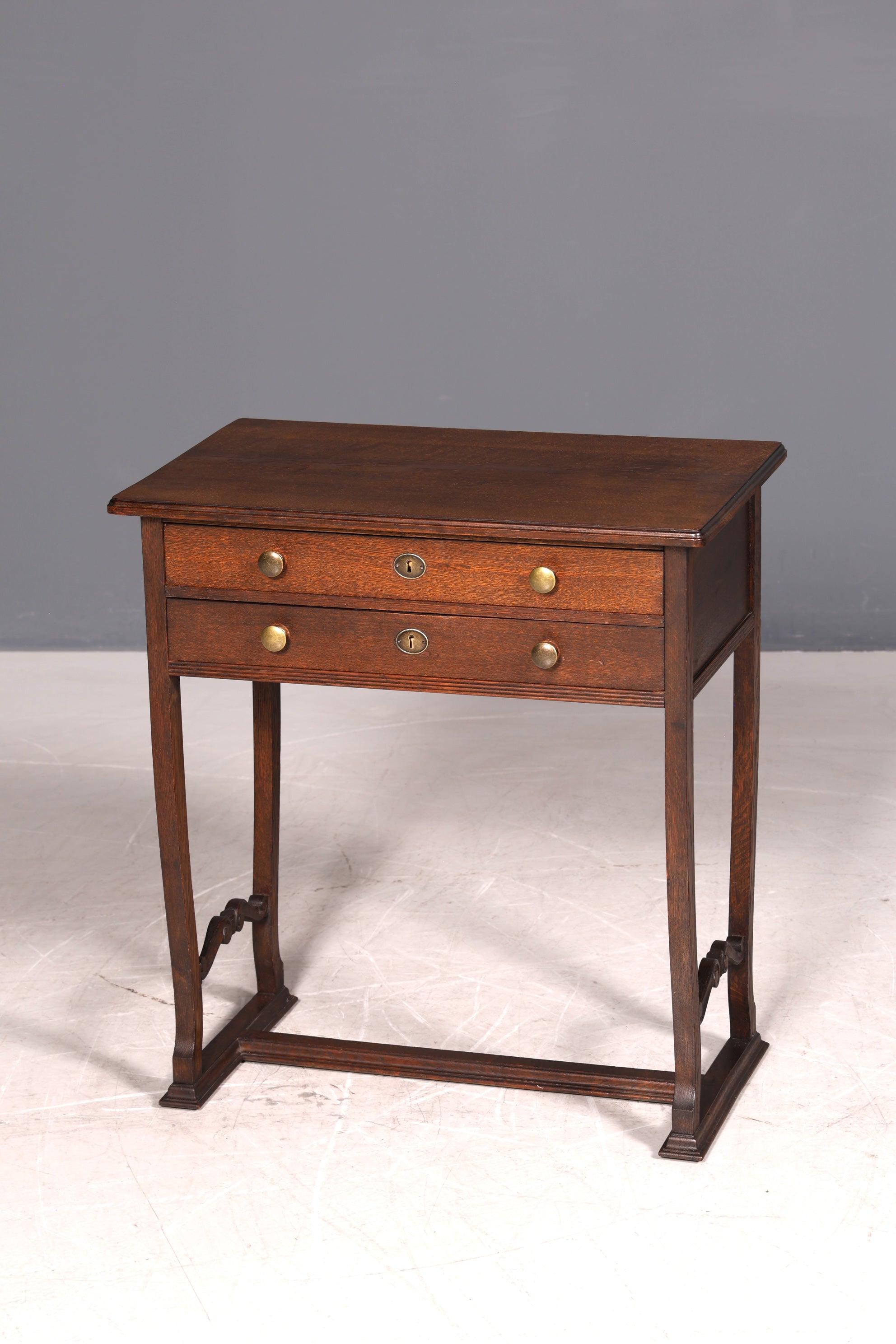 Wunderschöner Jugendstil Kommode Antik Nähtisch um 1910 Eiche Holz Ablagetisch Beistelltisch