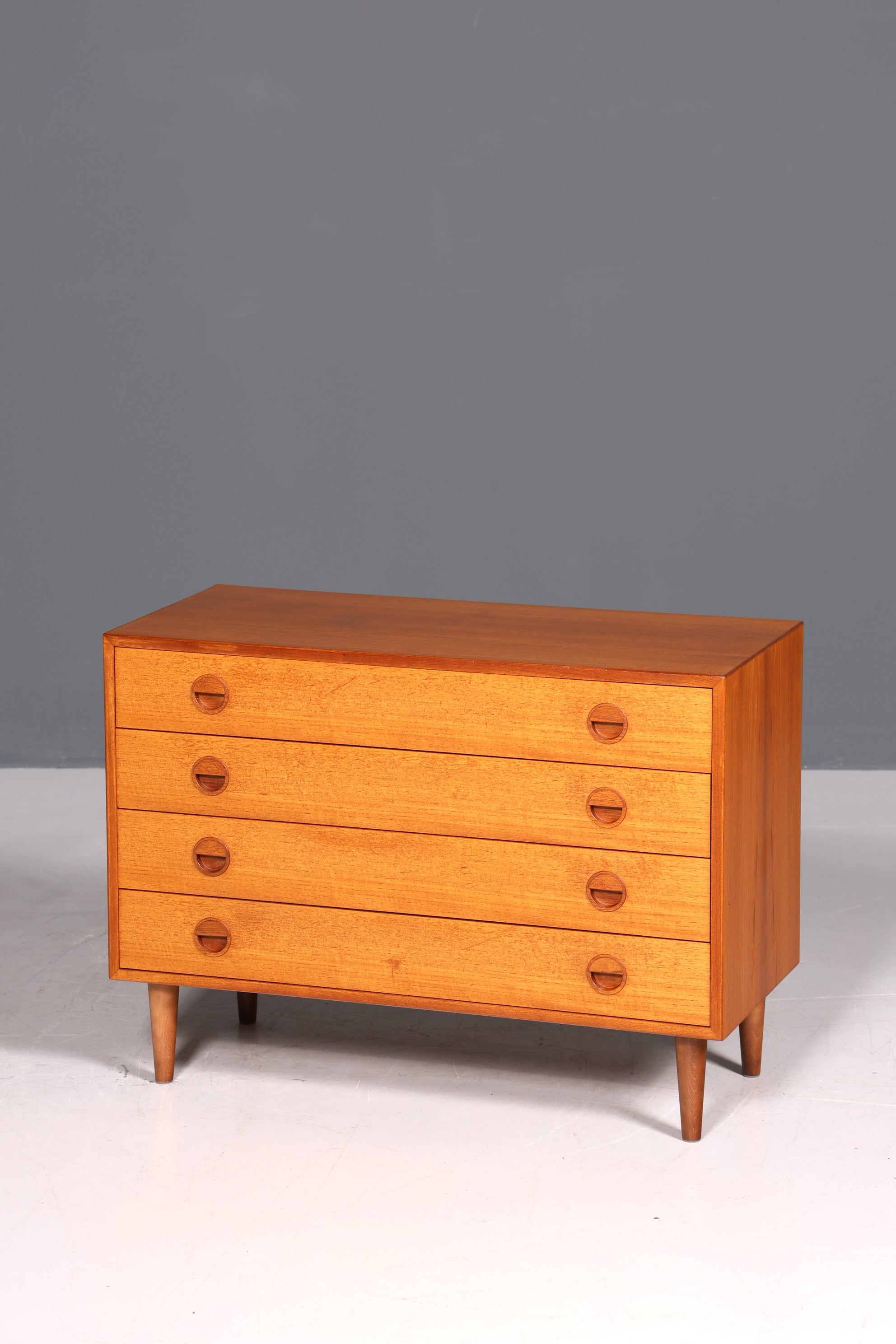 Traumhafte Mid Century Kommode Teak Holz Sideboard Vintage Schubladen Kommode