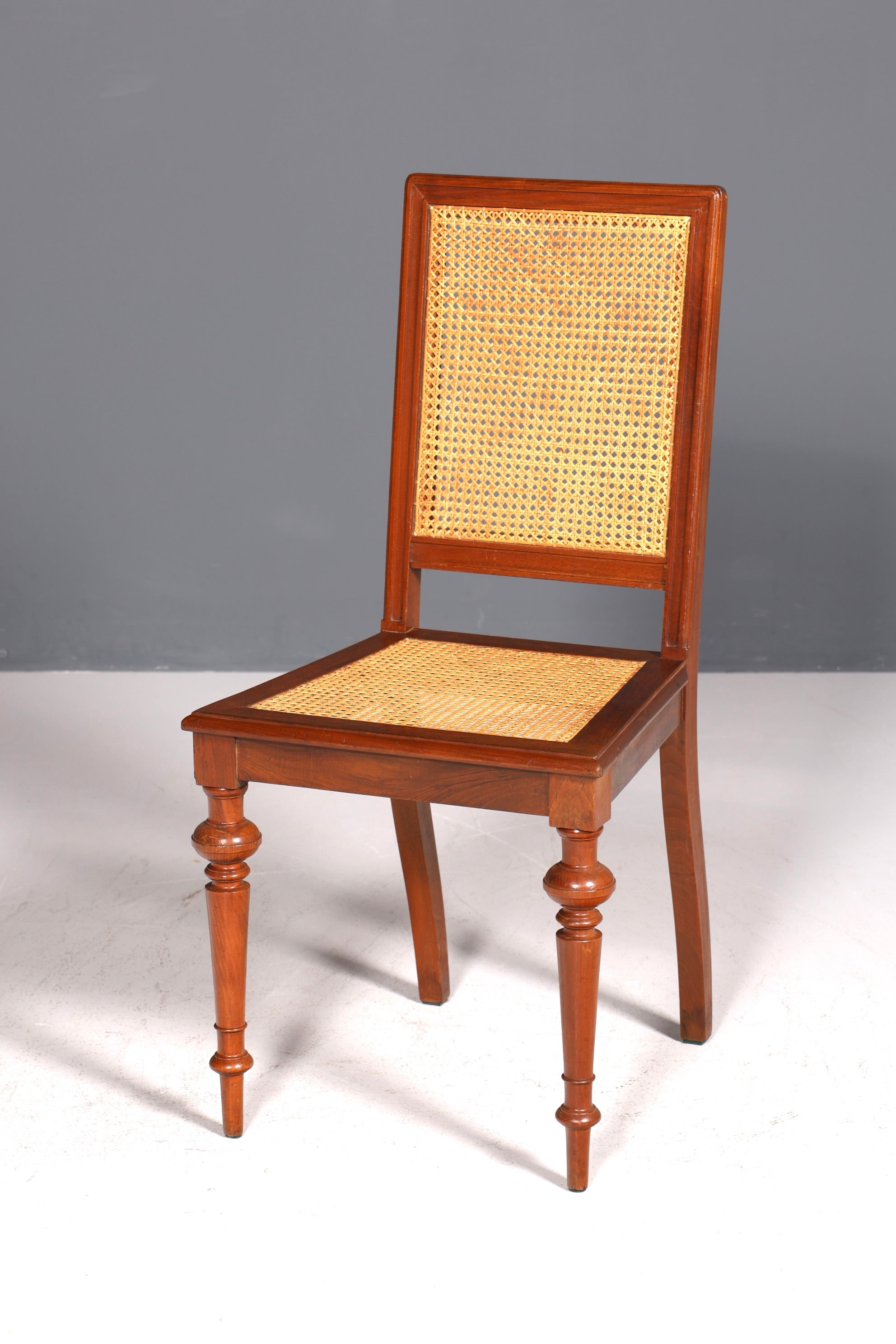 Stilvoller Gründerzeit Stuhl Antik Korbgeflecht Schreibtisch Stuhl Sekretär Stuhl Antik Küchenstuhl 1 von 2