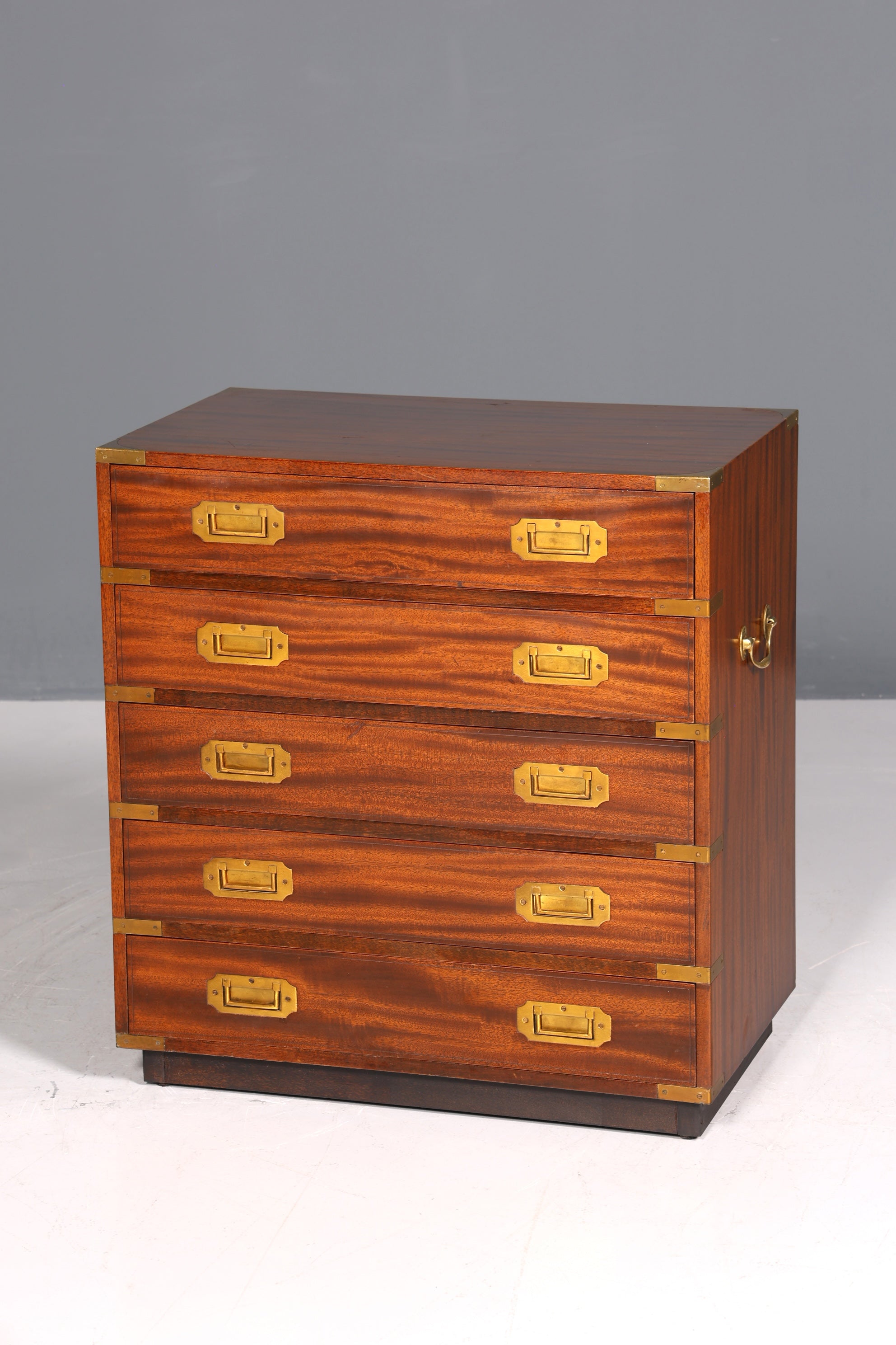 Traumhafte Englische Kommode Maritime Schiffs Kommode Englisch Antik Schrank Military Chest