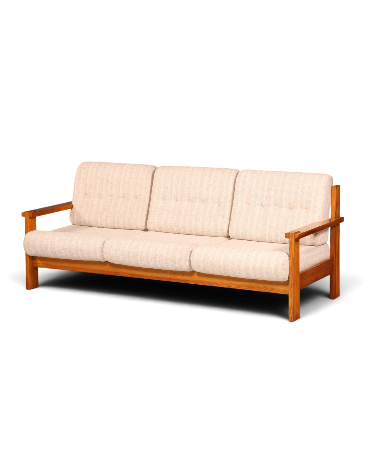Wunderschönes Mid Century 3er Sofa Retro Couch Danish Design Polsterso