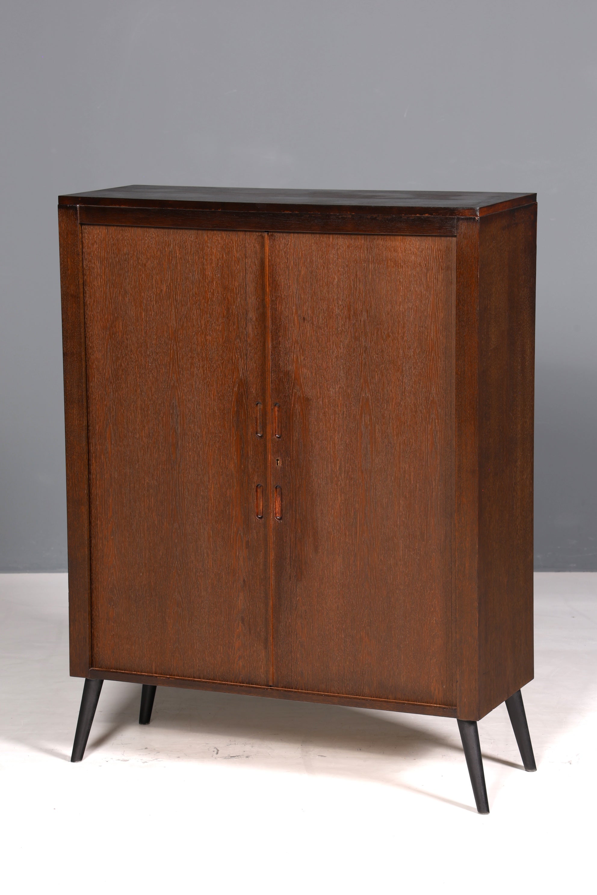 Wunderschöner Mid Century Schrank 60s Original Stehroll Aktenschrank Wäscheschrank Büroschrank