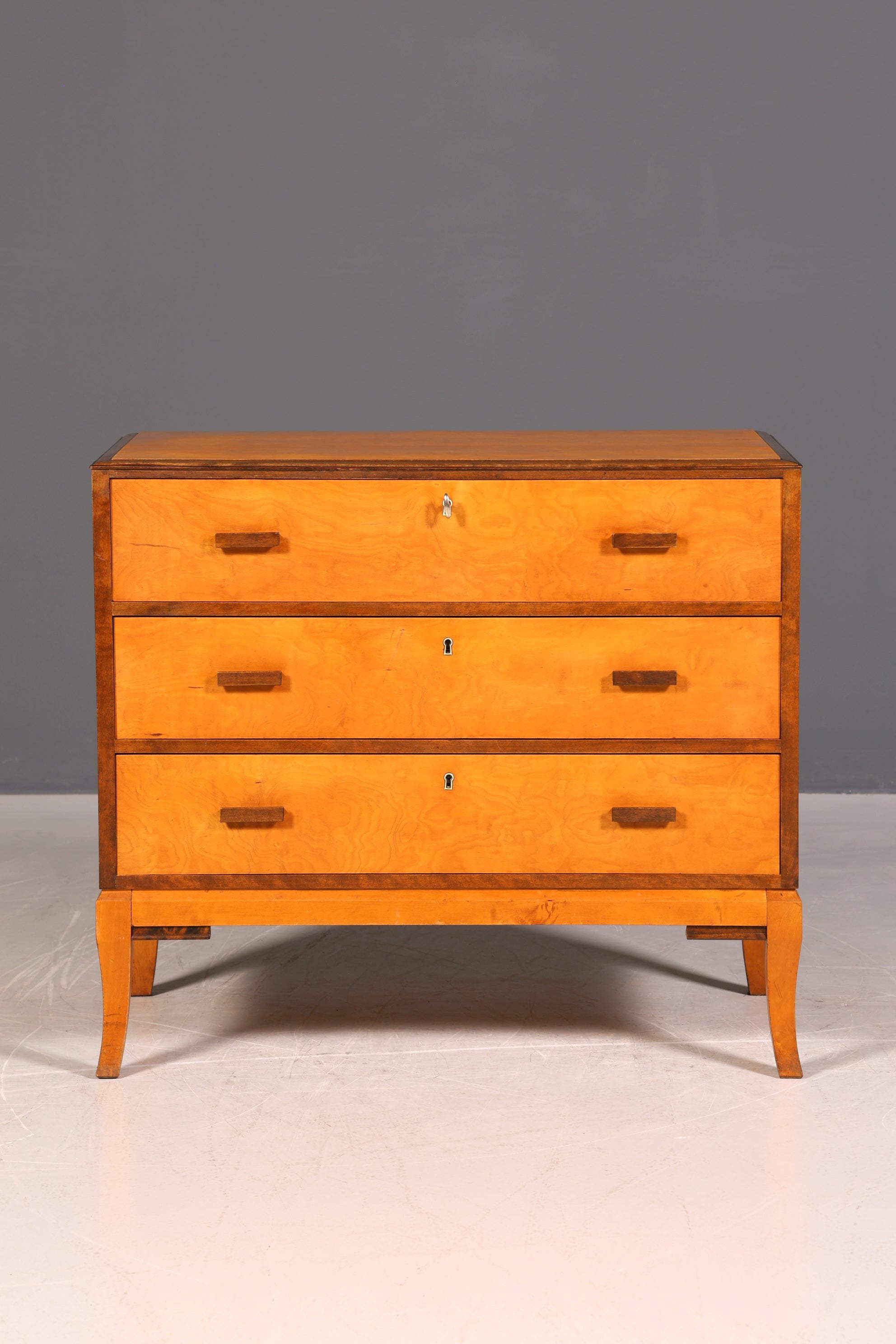 Wunderschöne Art Deco Stil Kommode um 1940 Sideboard Schubladenkommode