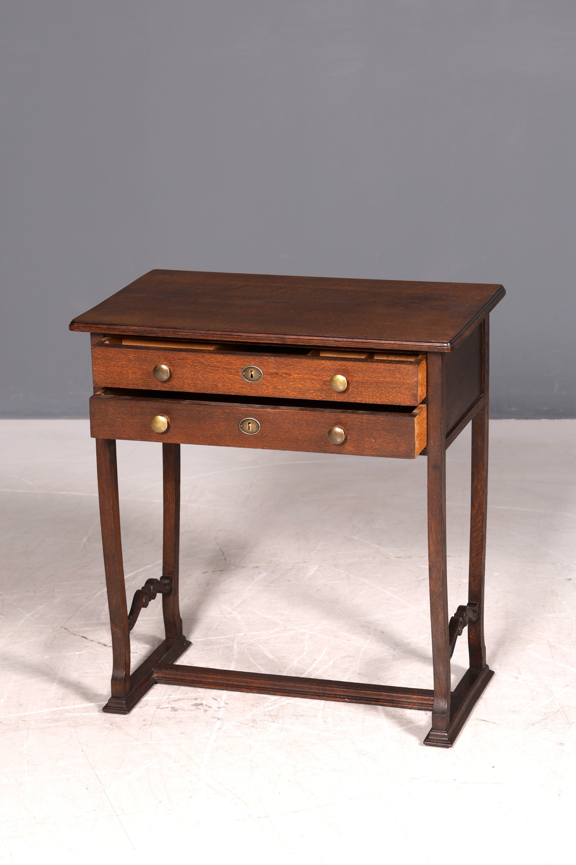 Wunderschöner Jugendstil Kommode Antik Nähtisch um 1910 Eiche Holz Ablagetisch Beistelltisch