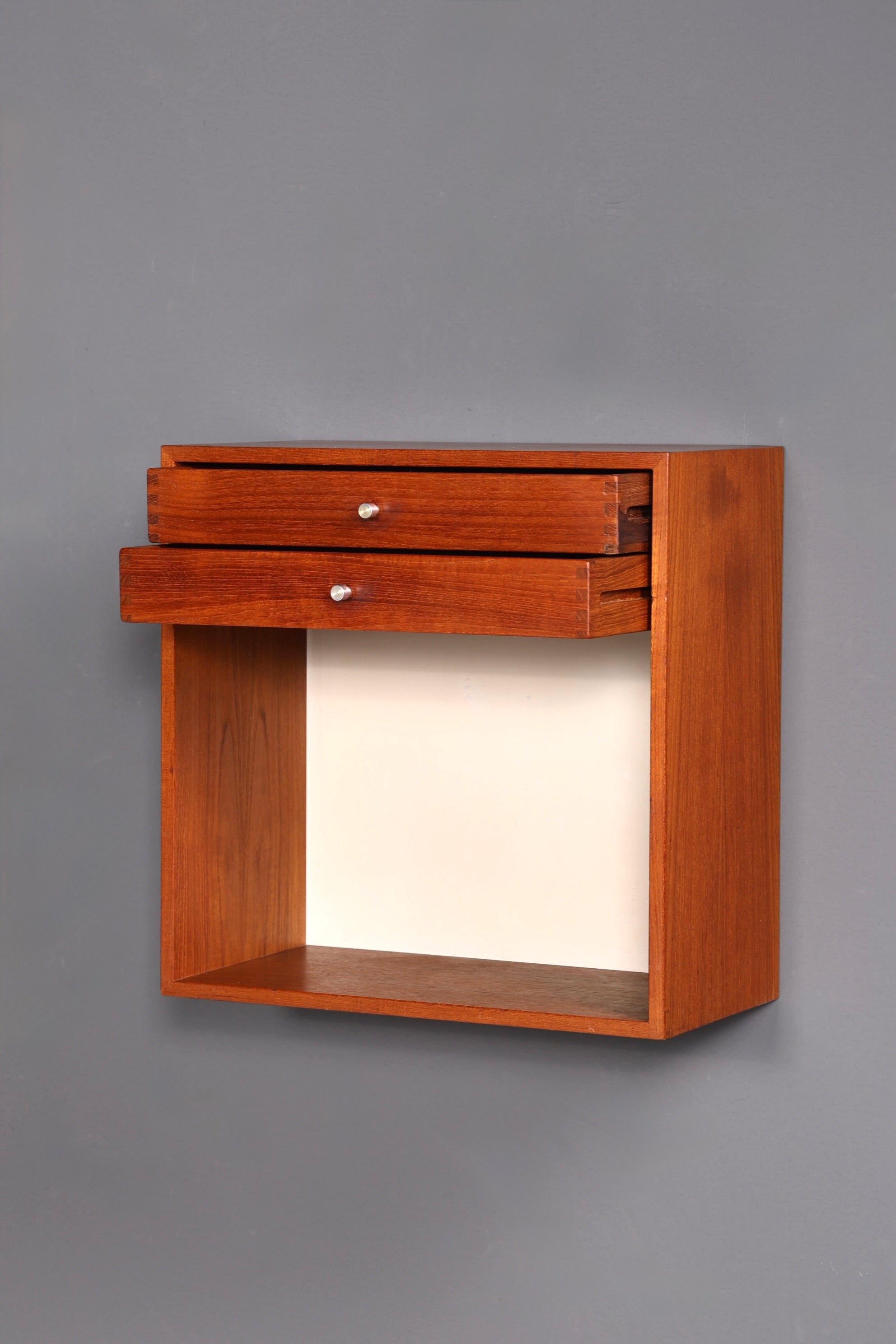 Wunderschöne Mid Century Teak Holz Nachttisch Danish Design Flurkommode Kommode 60s