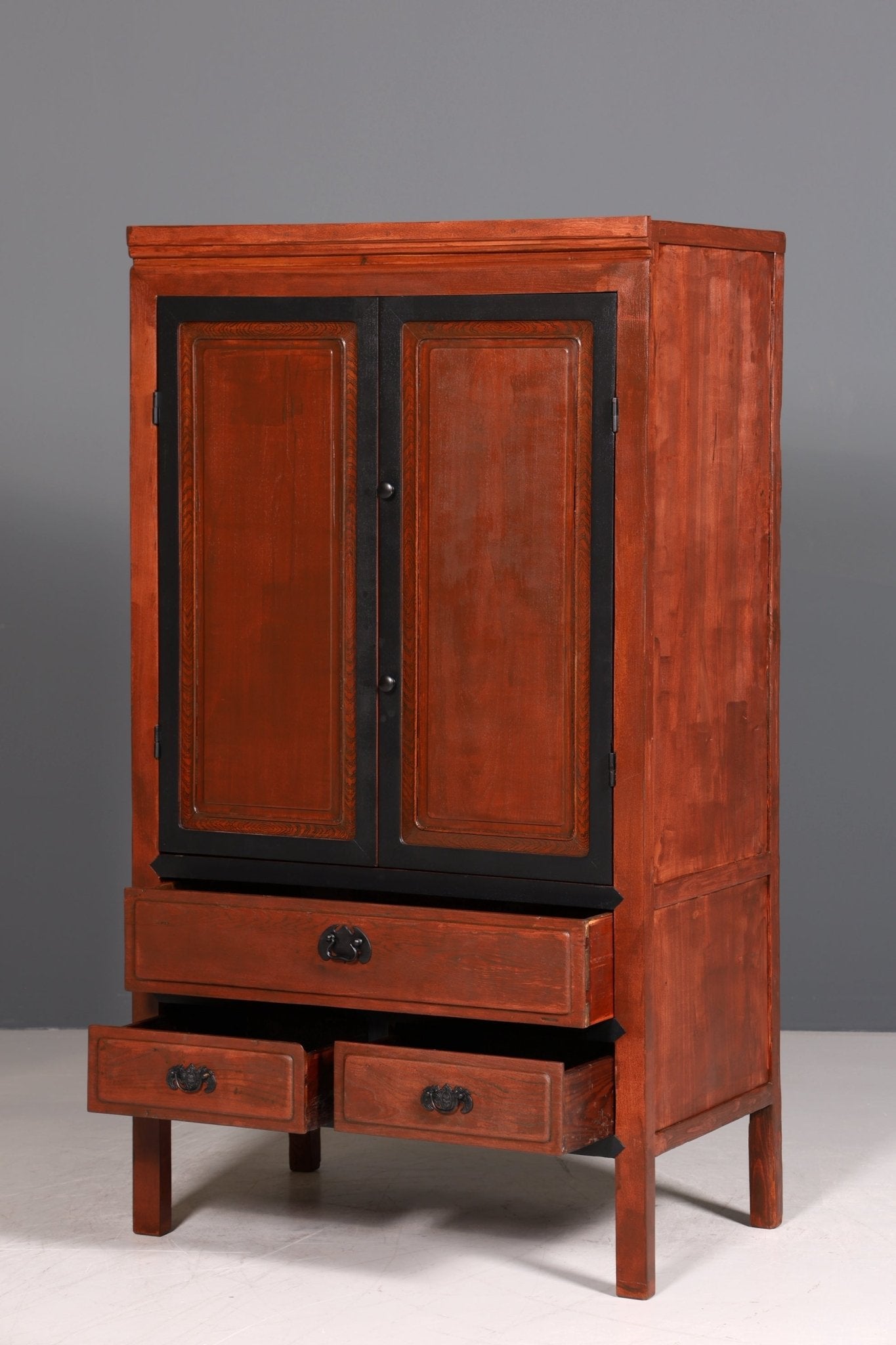 Seltener Chinesischer Schrank China Kommode Asia Wäscheschrank Dielenschrank