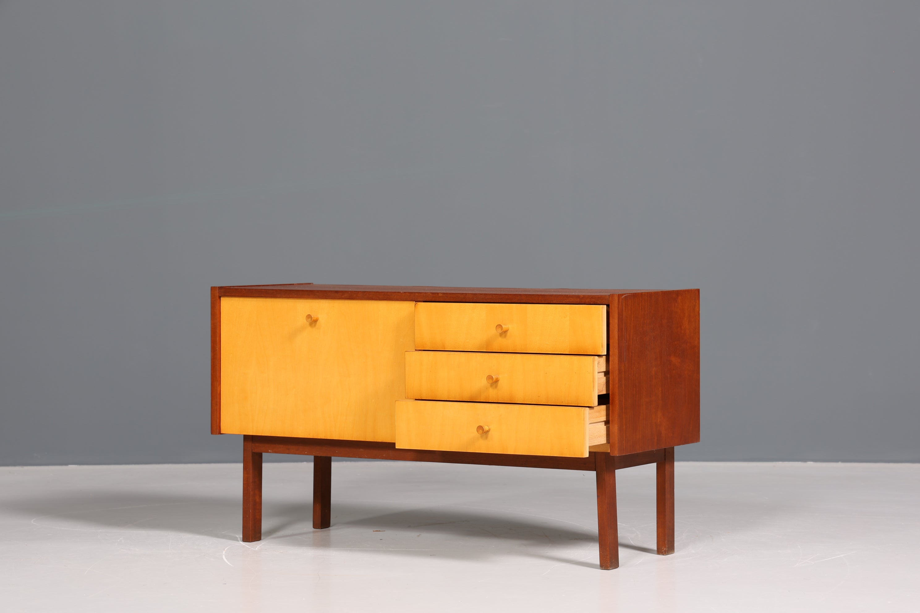 Wunderschöne Mid Century Kommode Vintage Schrank Retro Flur Kommode 60s Schubladenkommode