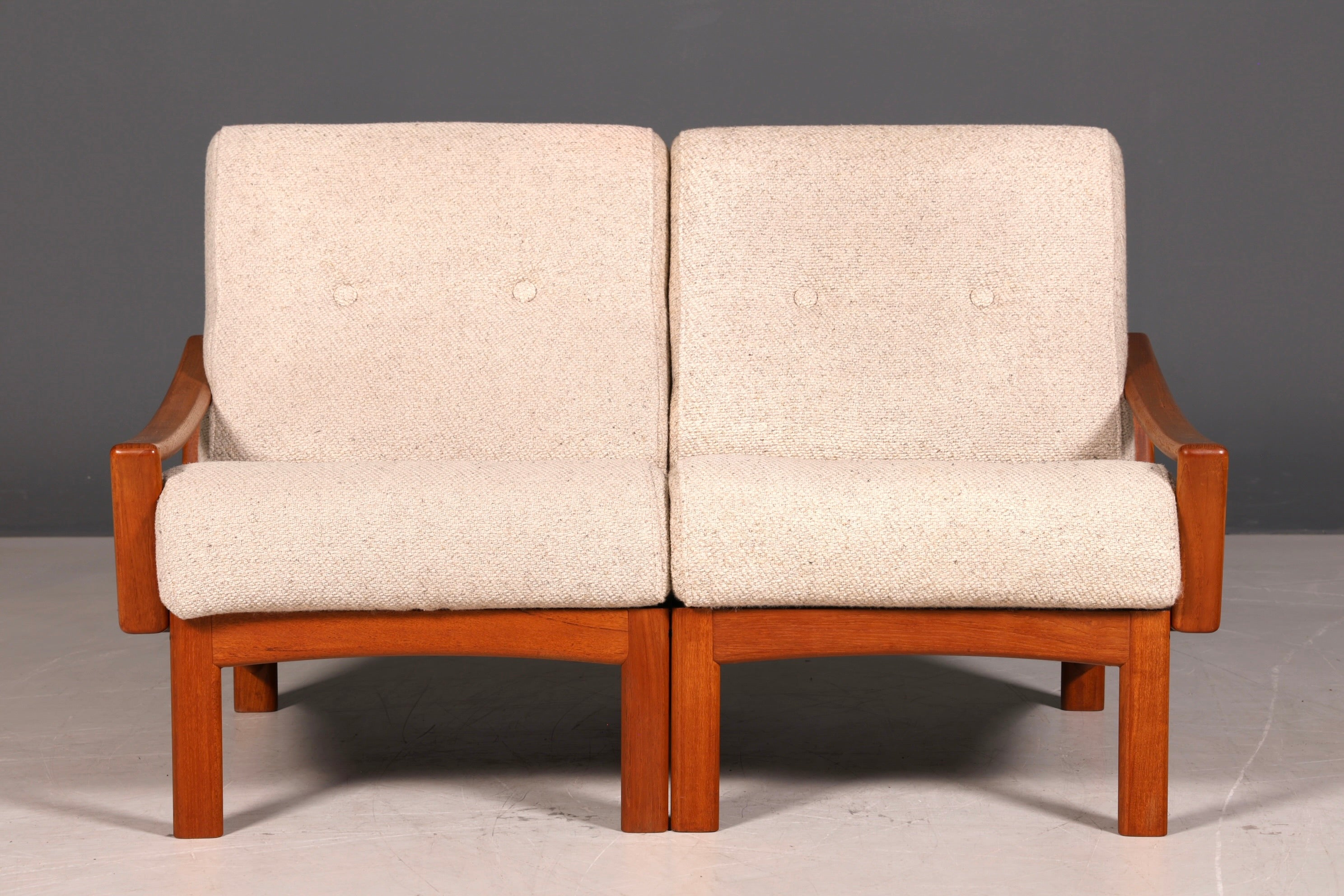 Wunderschönes Mid Century 2er Sofa Retro Couch Danish Design Polstersofa Vintage Canapé