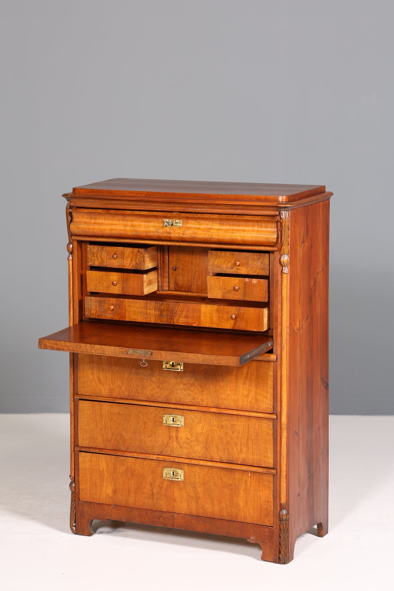 Wunderschöner Jugendstil Sekretär Gründerzeit Vertiko Antik Kommode um 1900