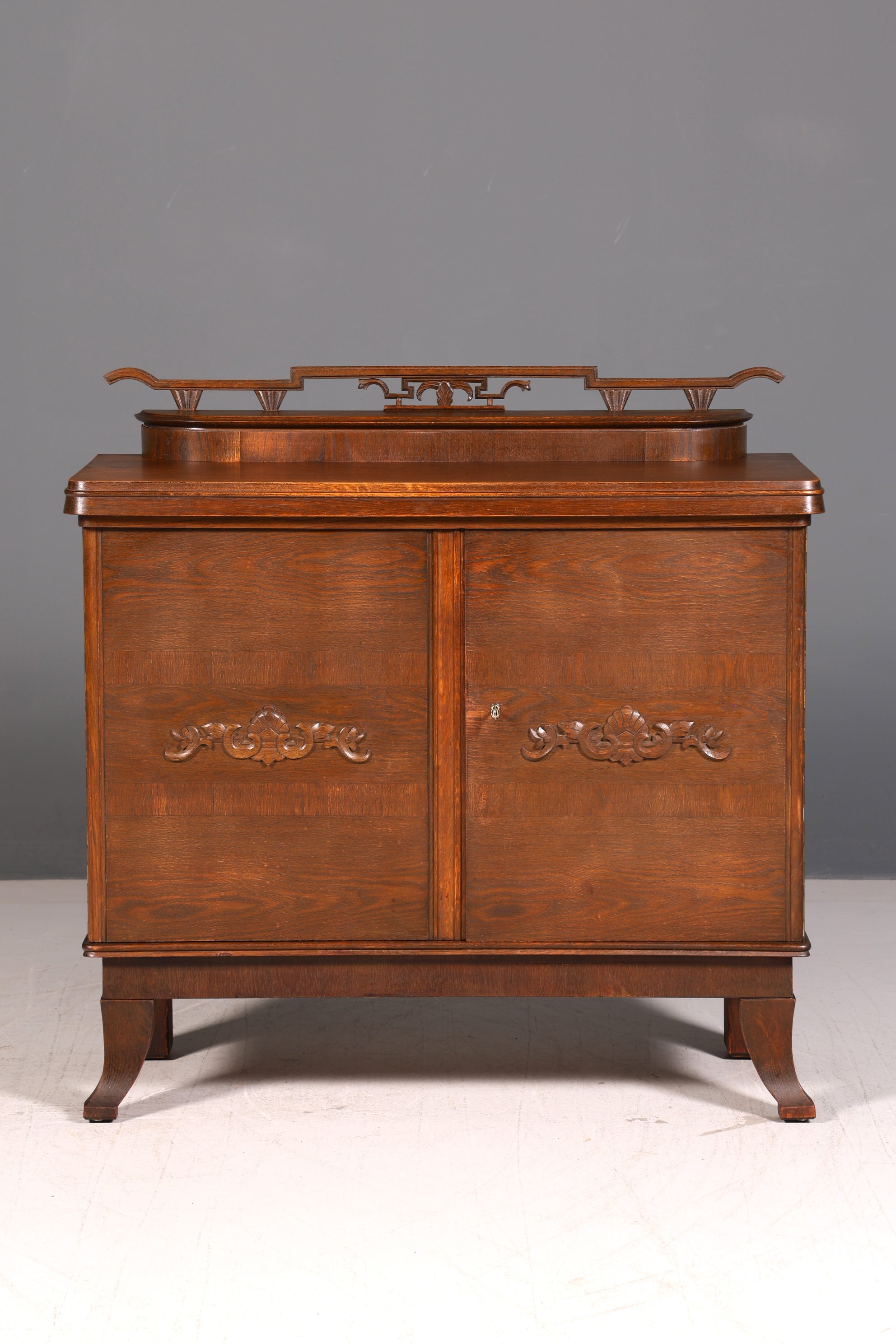 Traumhafter Jugendstil Schrank Eiche Antik Sideboard Buffet Anrichte Kommode