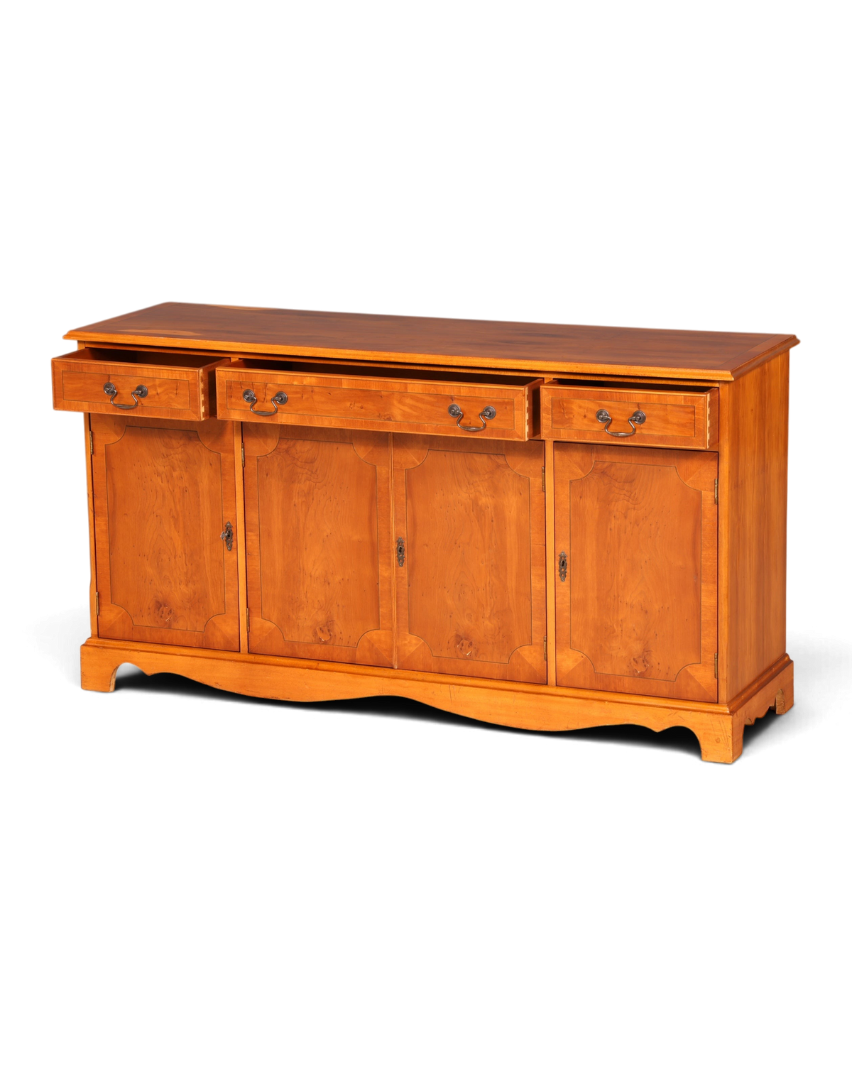 G204 Finish cm Wunderschönes Englisches Sideboard Eibe Schrank Antik Stil Buffetschrank Kommode (Kopie)