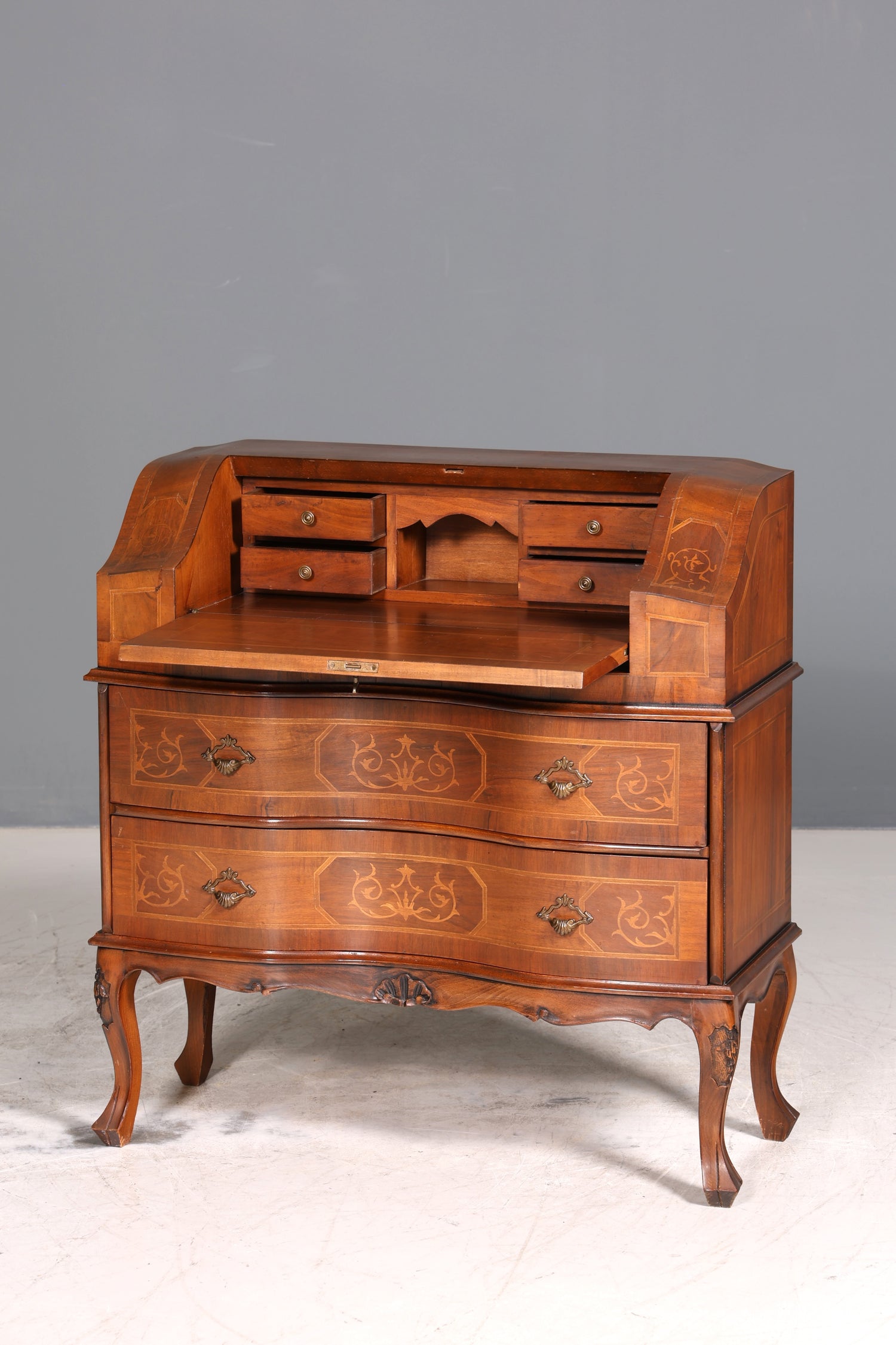 Wunderschöner Sekretär im Barock Stil Büro Kommode Schreibkommode Schreibtisch