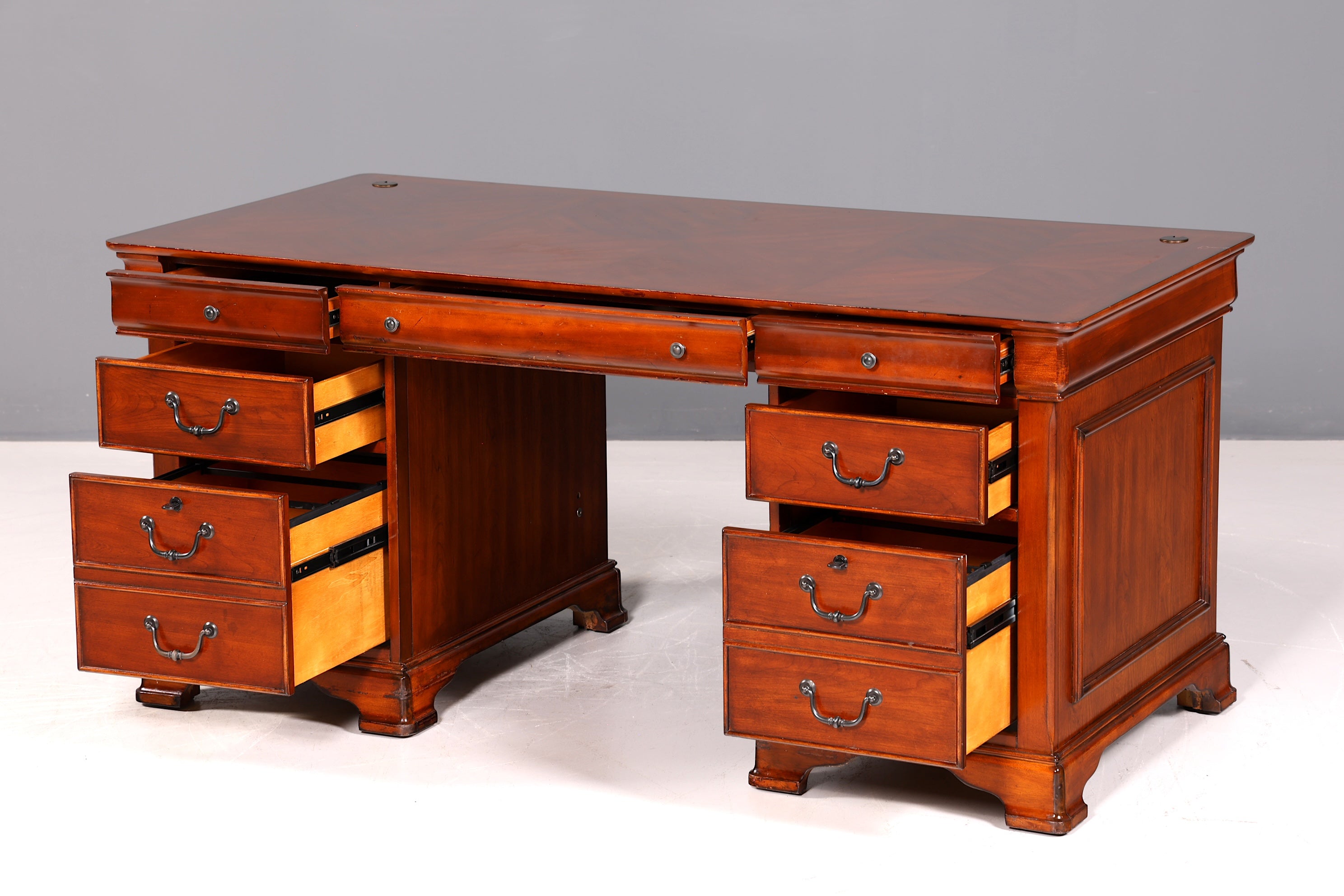 Wunderschöner Englischer Schreibtisch Liberty Furniture Bürotisch Antik Office Desk