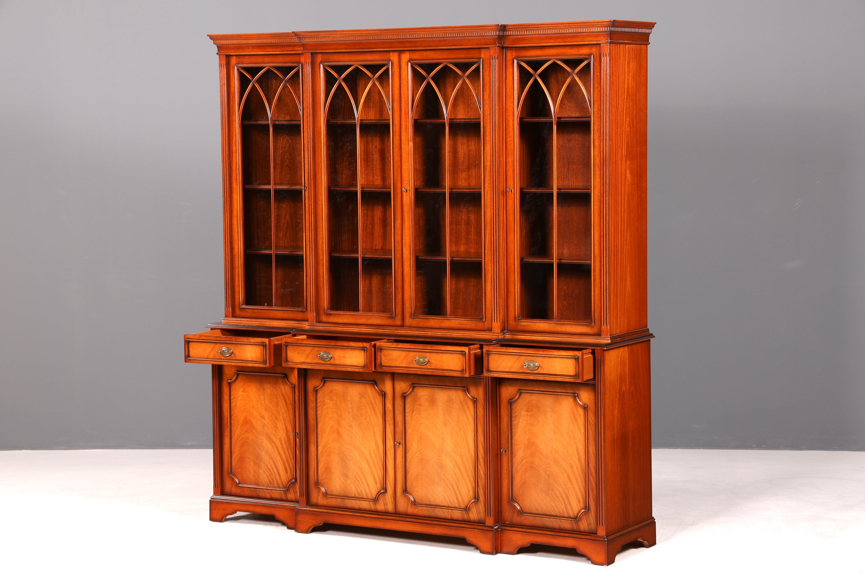 G719 Finish Wunderschöne Englische Vitrine Bibliothek Bücherschrank UK Buffet Schrank 60s Jahre (Kopie)