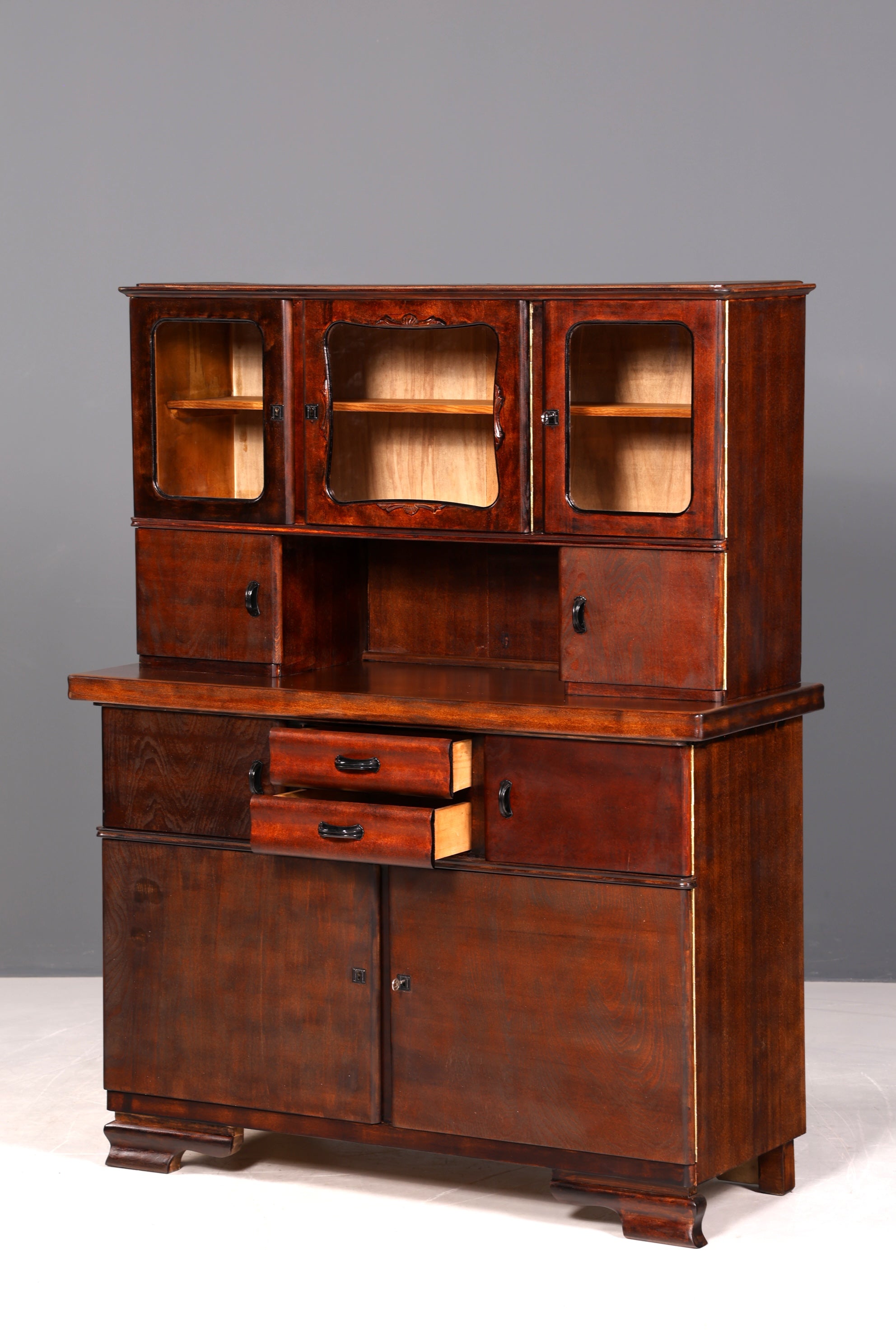 Wunderschöner Mid Century Küchenschrank Vintage Buffet Retro Anrichte 60er Jahre Schrank