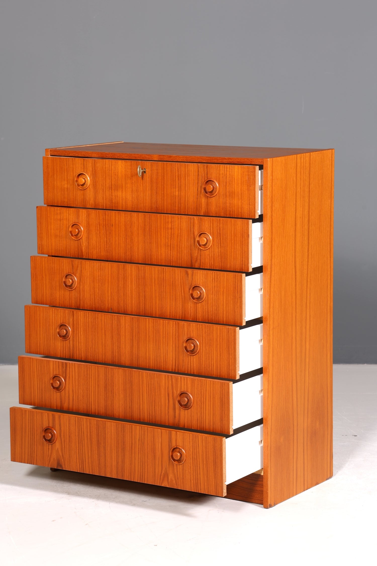 Traumhafte Mid Century Kommode Vintage Vertiko 60s 70s Schrank Schubladenkommode