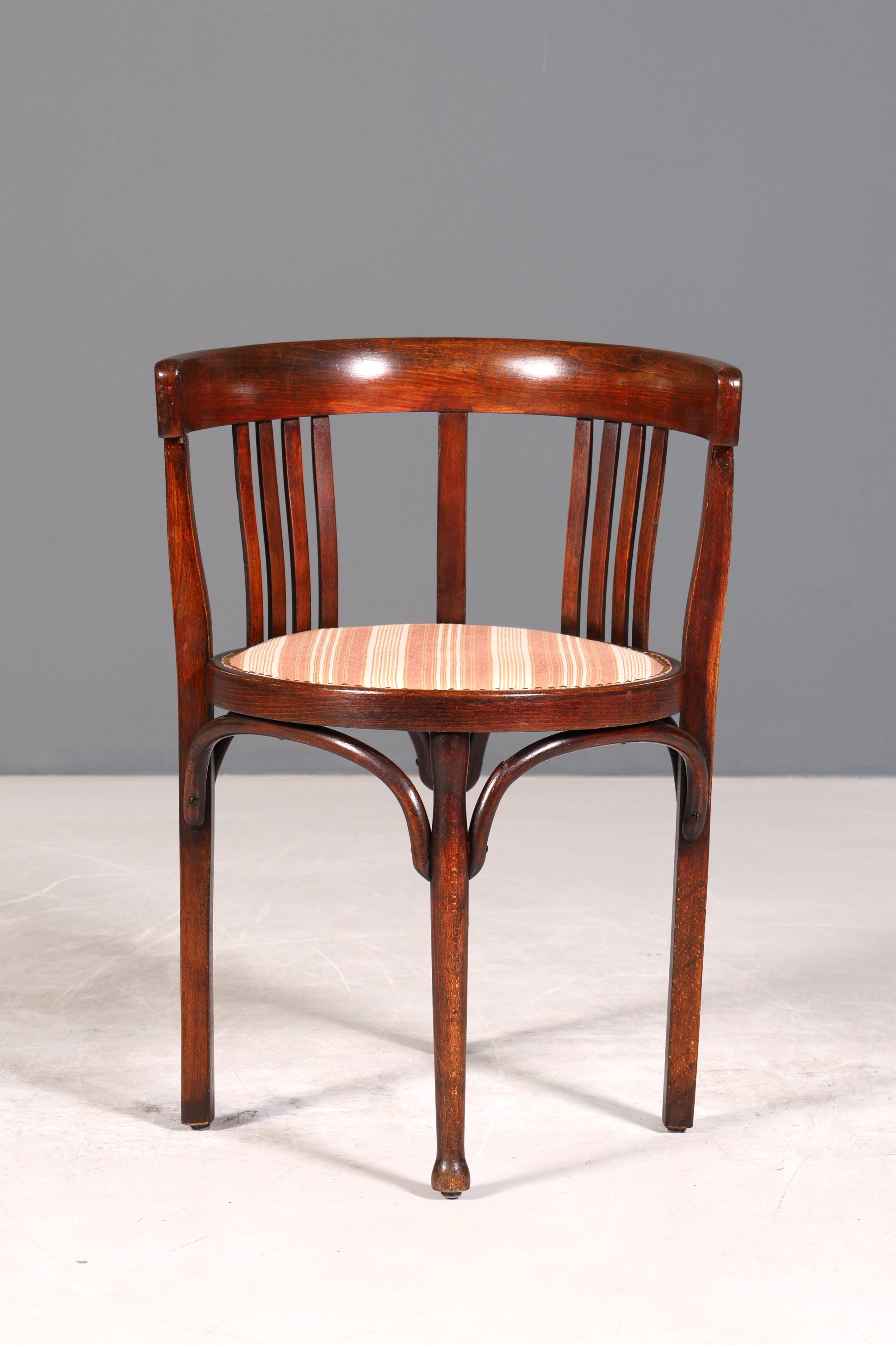 Wunderschöner Jugendstil Stuhl Bugholz Armlehnstuhl Thonet Stil Sekretär Stuhl Küchenstuhl
