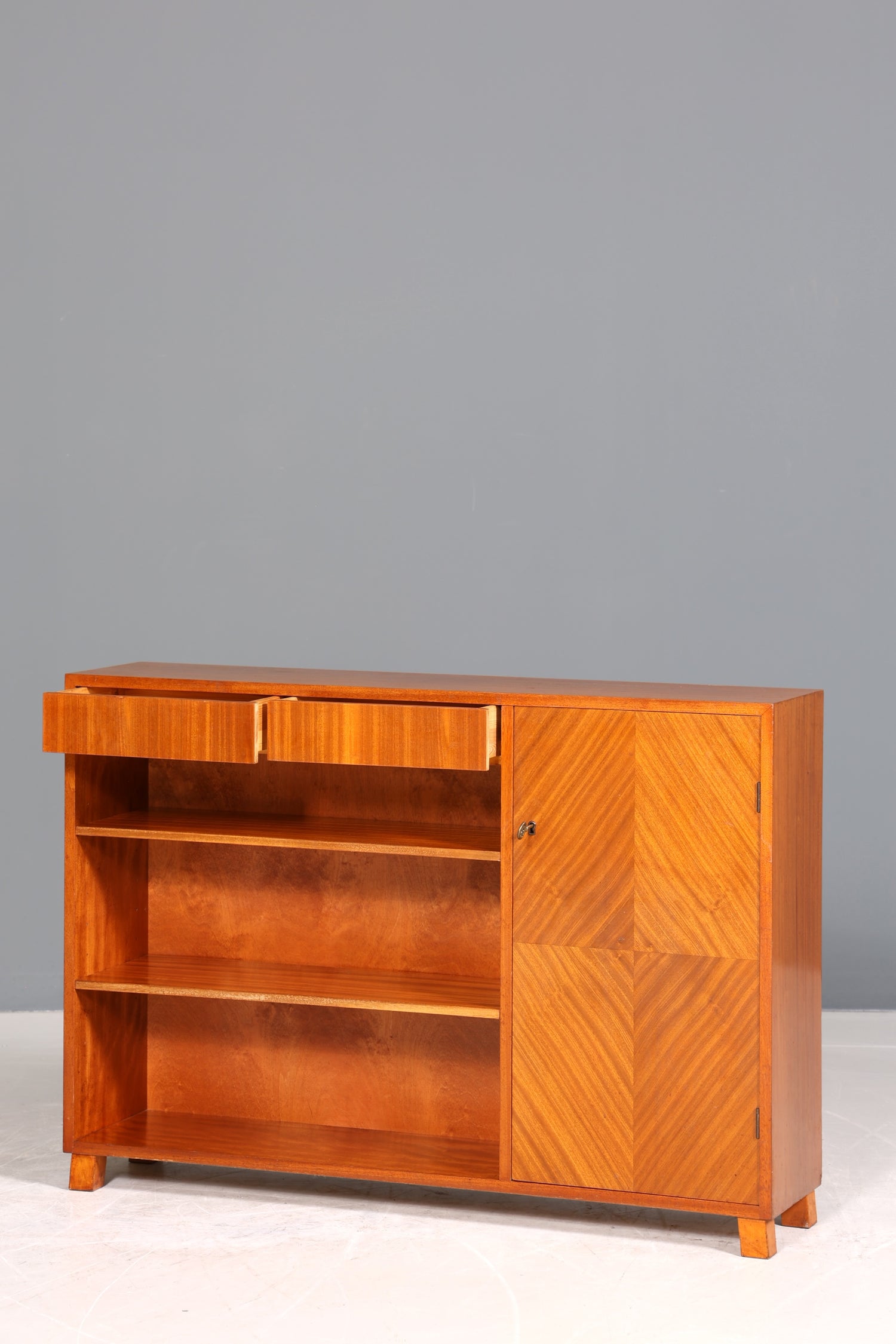 Wunderschönes Mid Century Sideboard Vintage Schrank Regal Bücherregal 60s Kommode