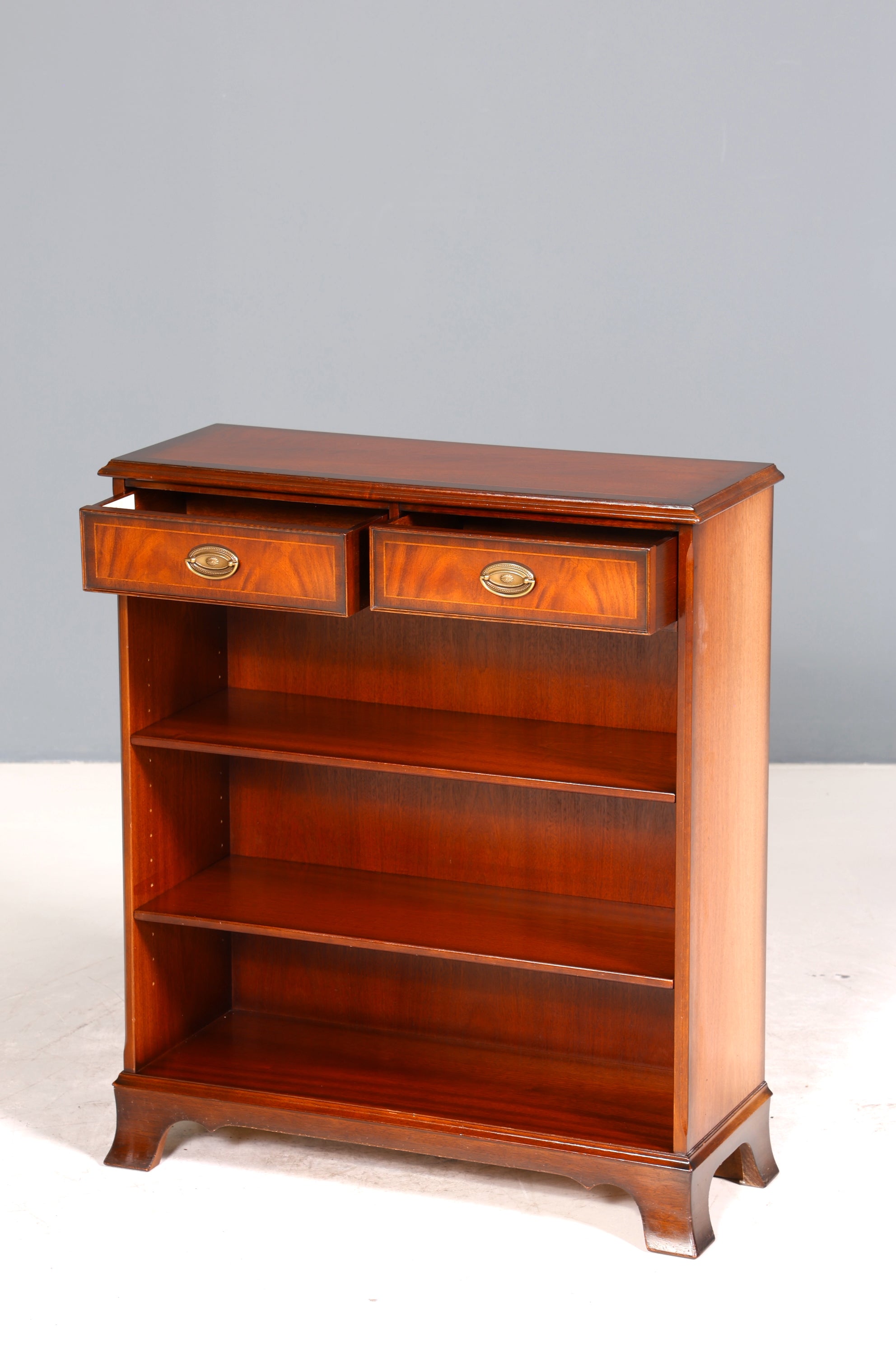 Wunderschönes Original Heldense Bücherregal Englisches Holz Bücher Ablage Leseregal