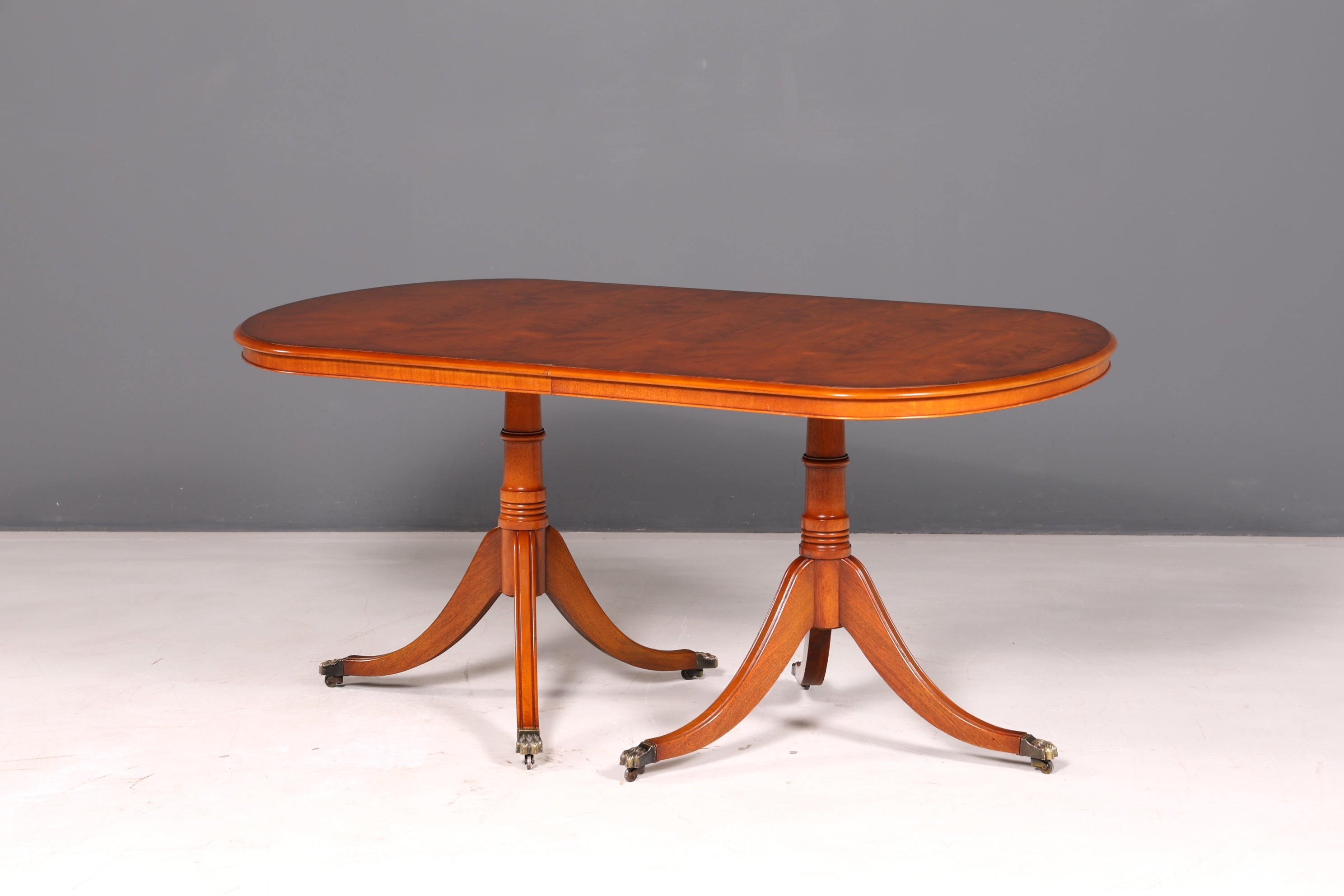 Beautiful Original Bradley Extendable Dining Table, Yew, English Antique 1960s Kitchen Table, Made in England