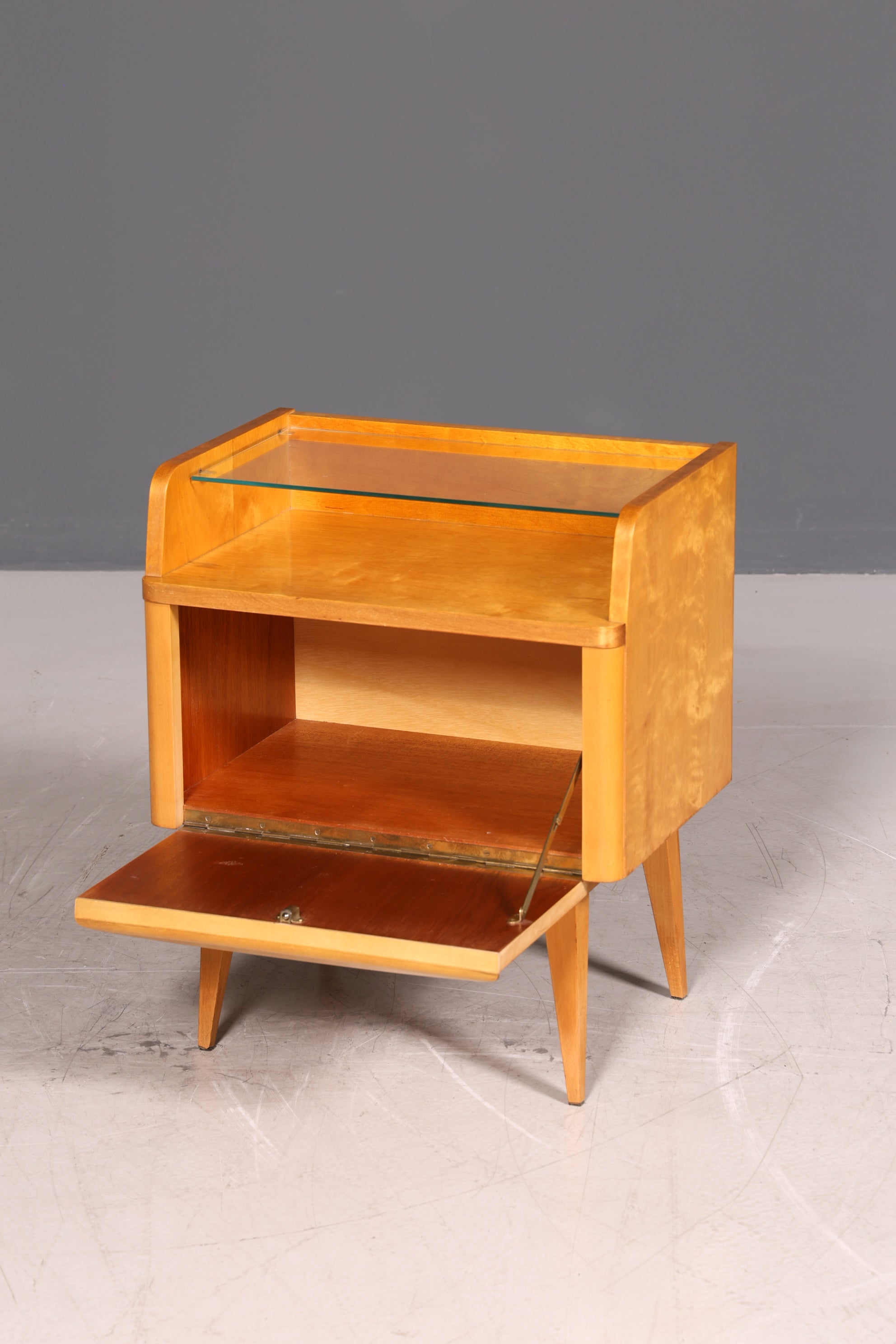 G792 Finish Mid Century Kommode Vintage Klappschränkchen Danish Design Nachttisch (Kopie)